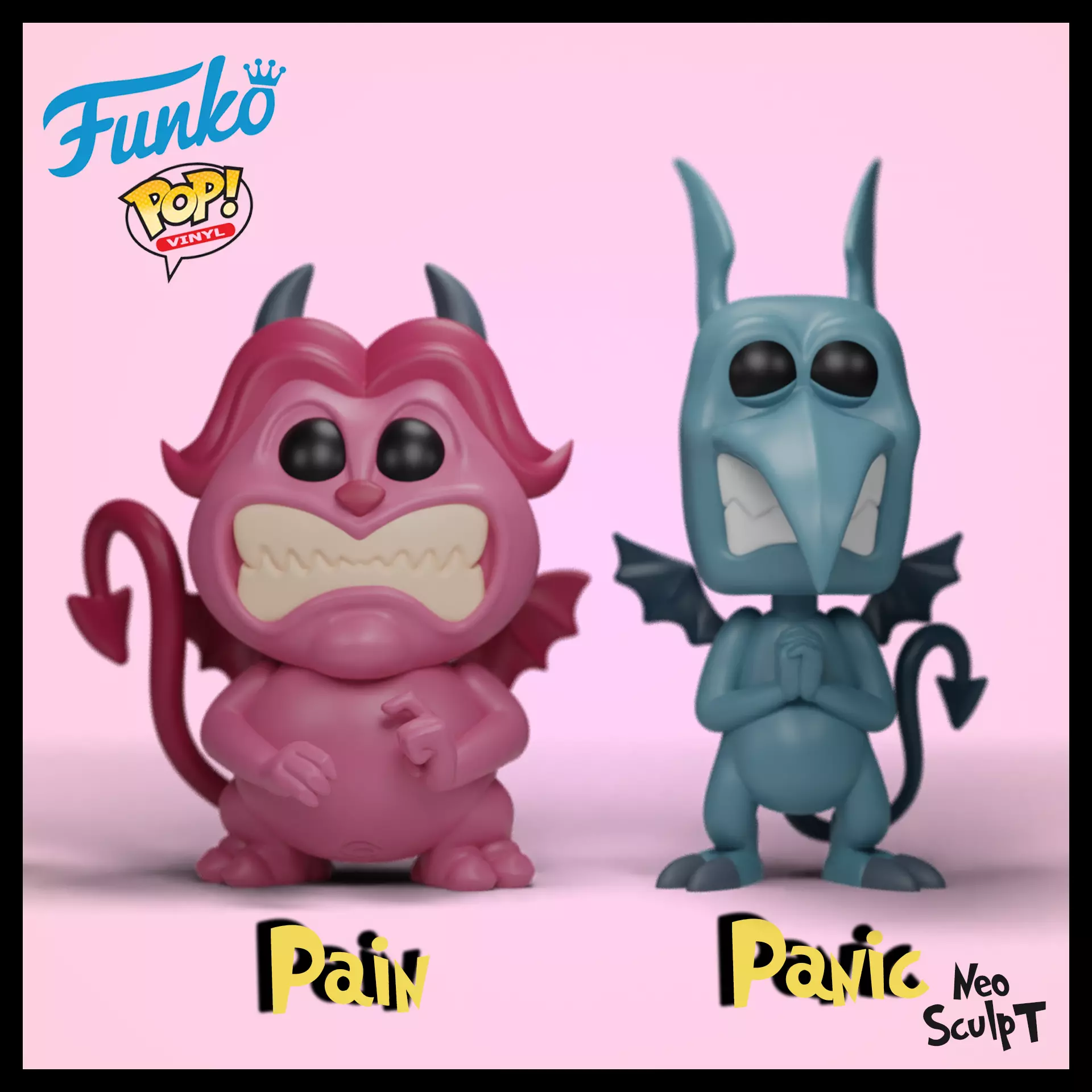 Pain and Panic 3D print model_0