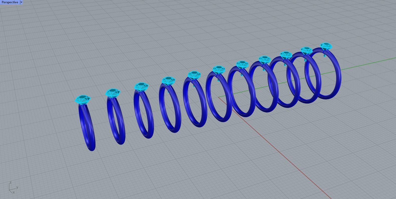 Engagement Solitaire Ring 3D print model_8