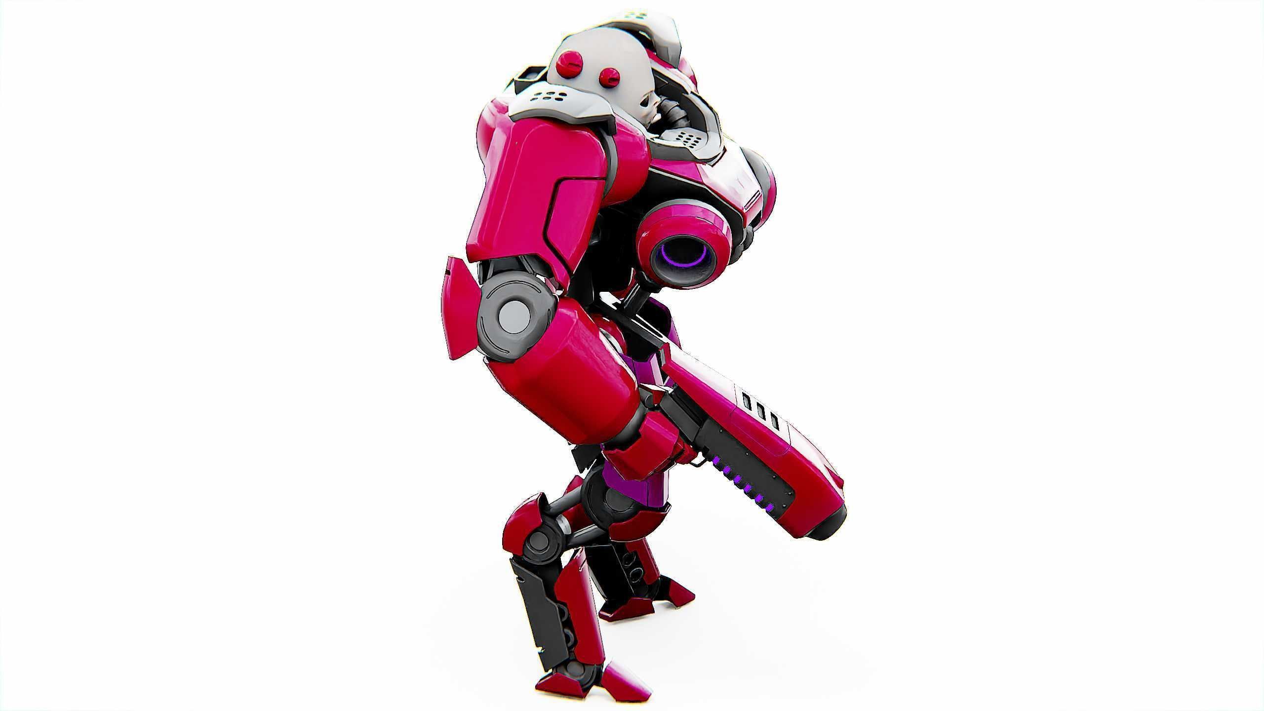 CYBORG ALIEN X-50 Rigged for Unreal Engine - Unity - MIXAMO 3D model_6