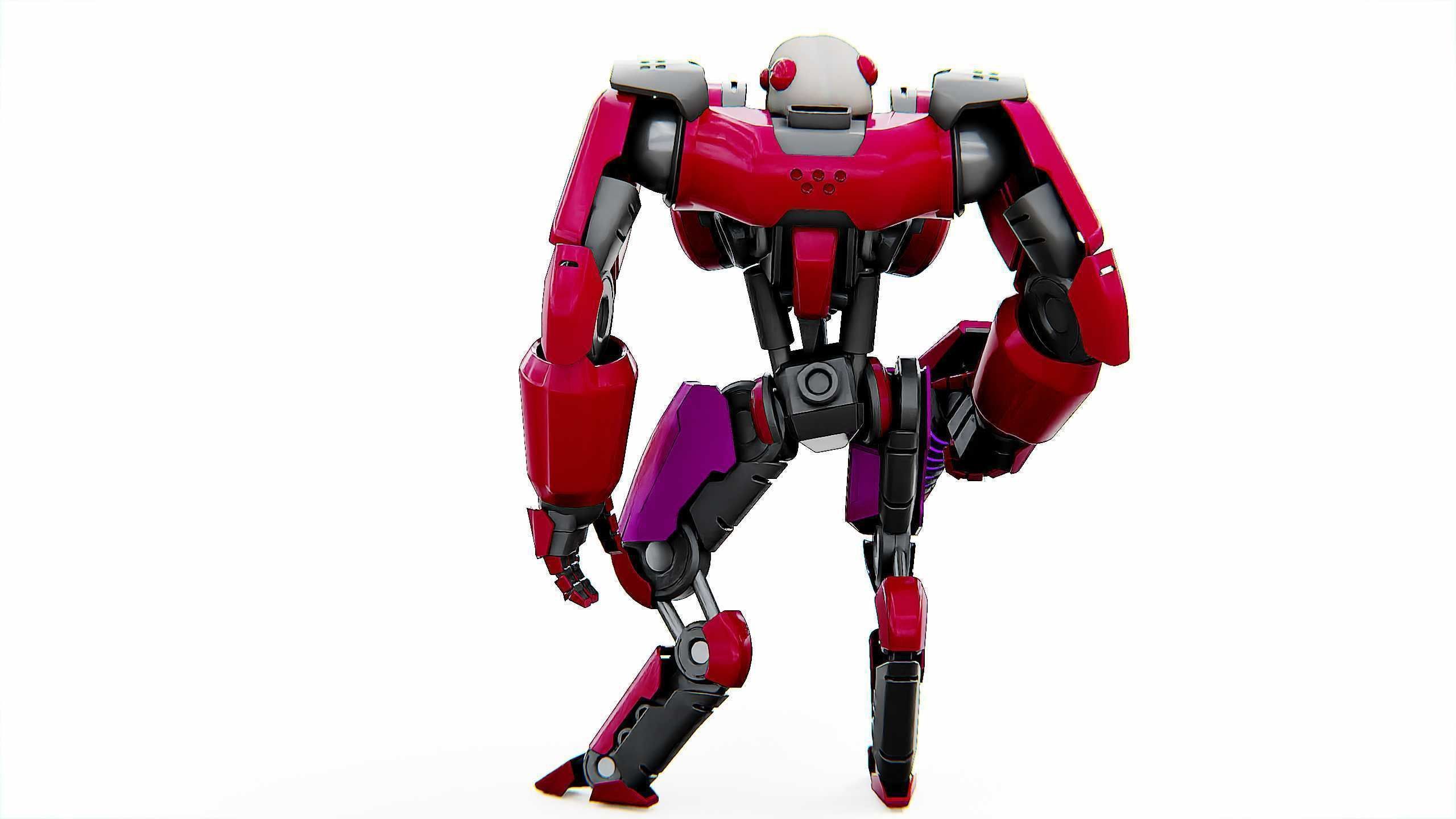 CYBORG ALIEN X-50 Rigged for Unreal Engine - Unity - MIXAMO 3D model_13