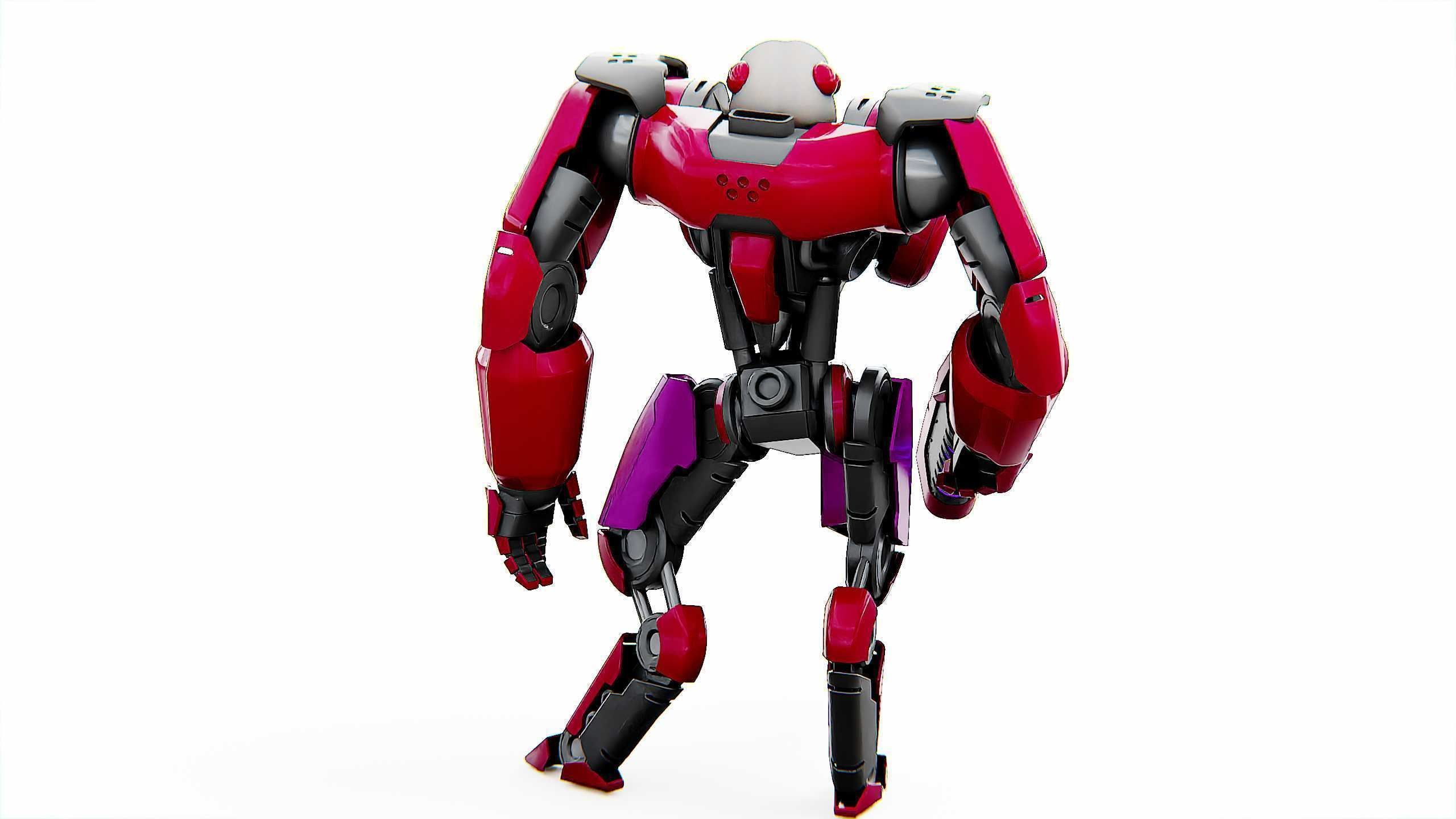 CYBORG ALIEN X-50 Rigged for Unreal Engine - Unity - MIXAMO 3D model_12