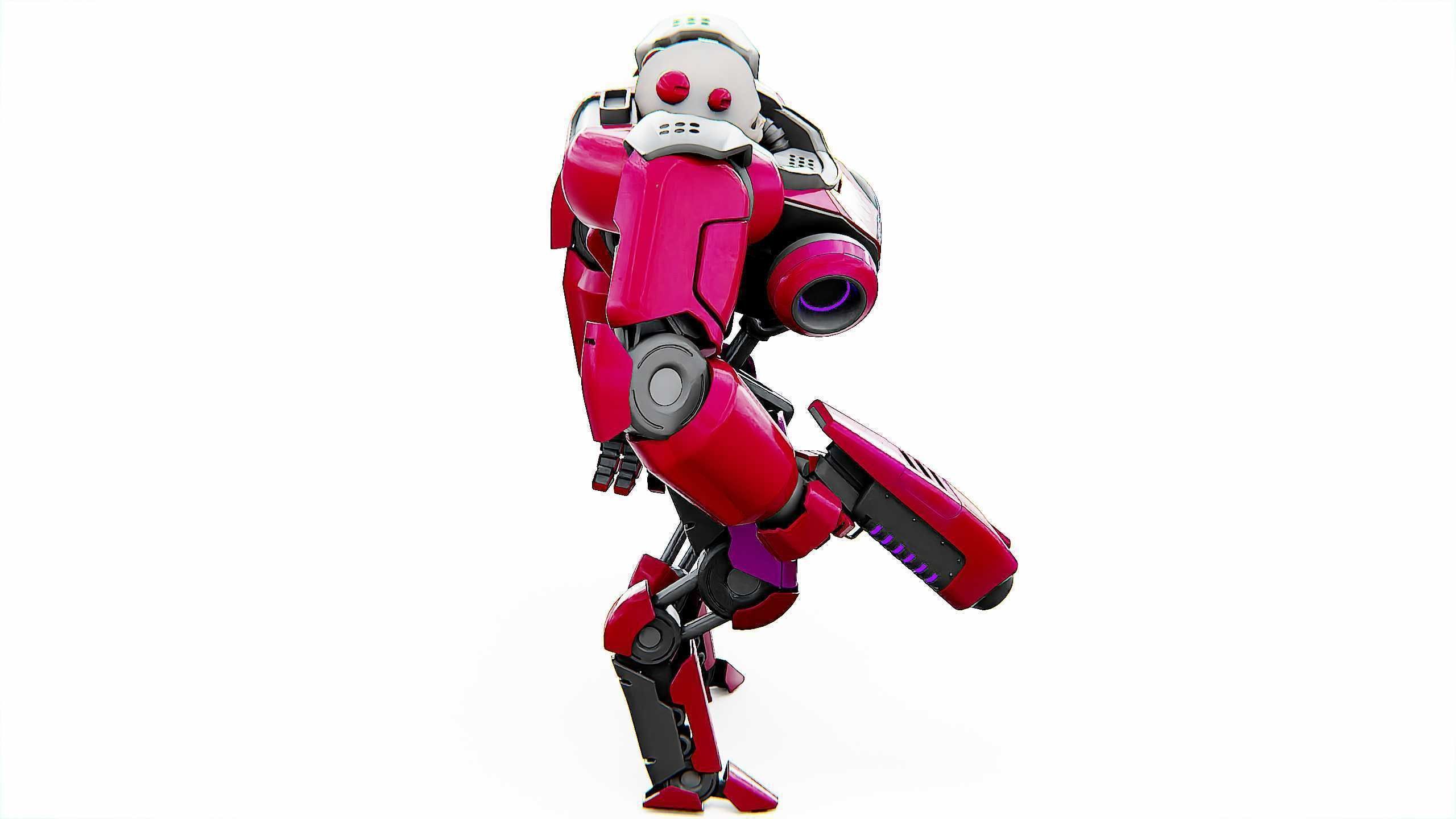 CYBORG ALIEN X-50 Rigged for Unreal Engine - Unity - MIXAMO 3D model_7