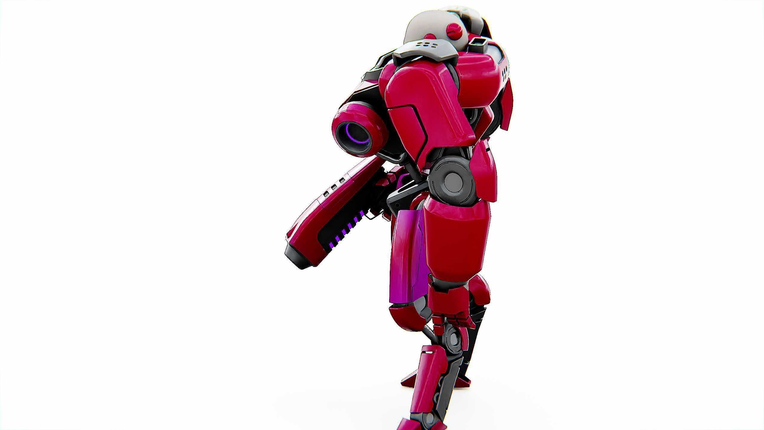 CYBORG ALIEN X-50 Rigged for Unreal Engine - Unity - MIXAMO 3D model_17