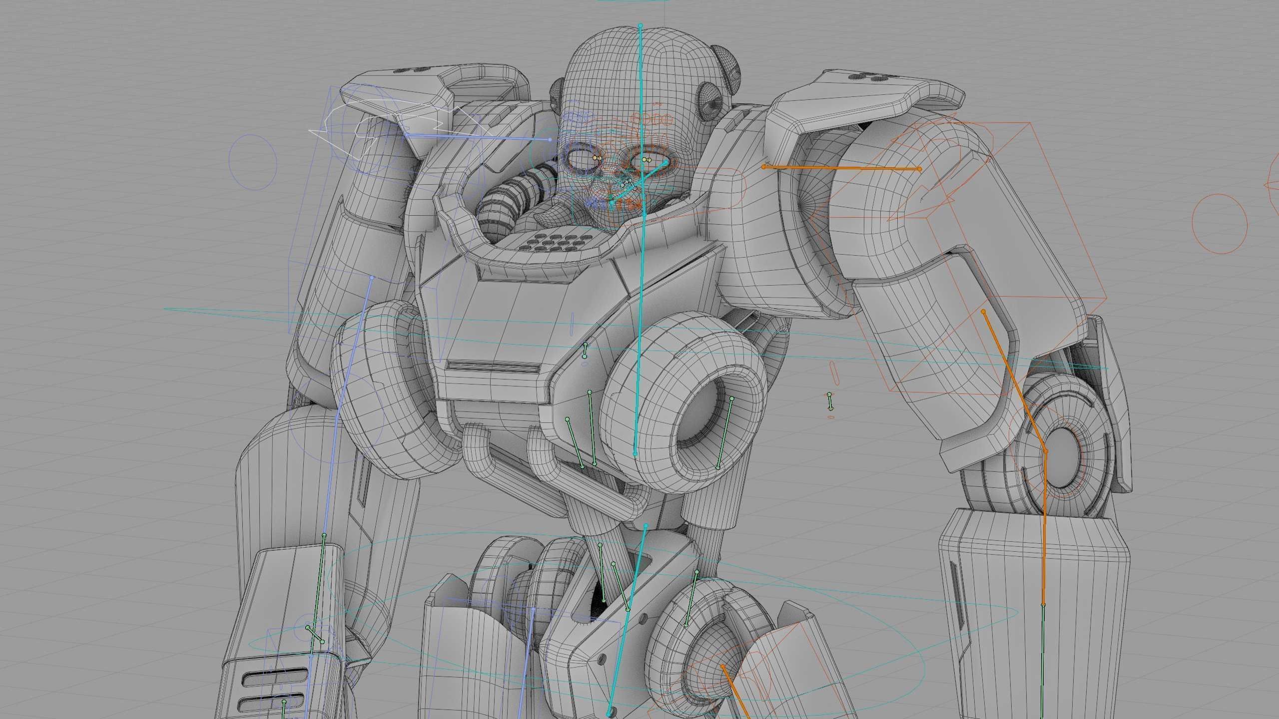 CYBORG ALIEN X-50 Rigged for Unreal Engine - Unity - MIXAMO 3D model_42