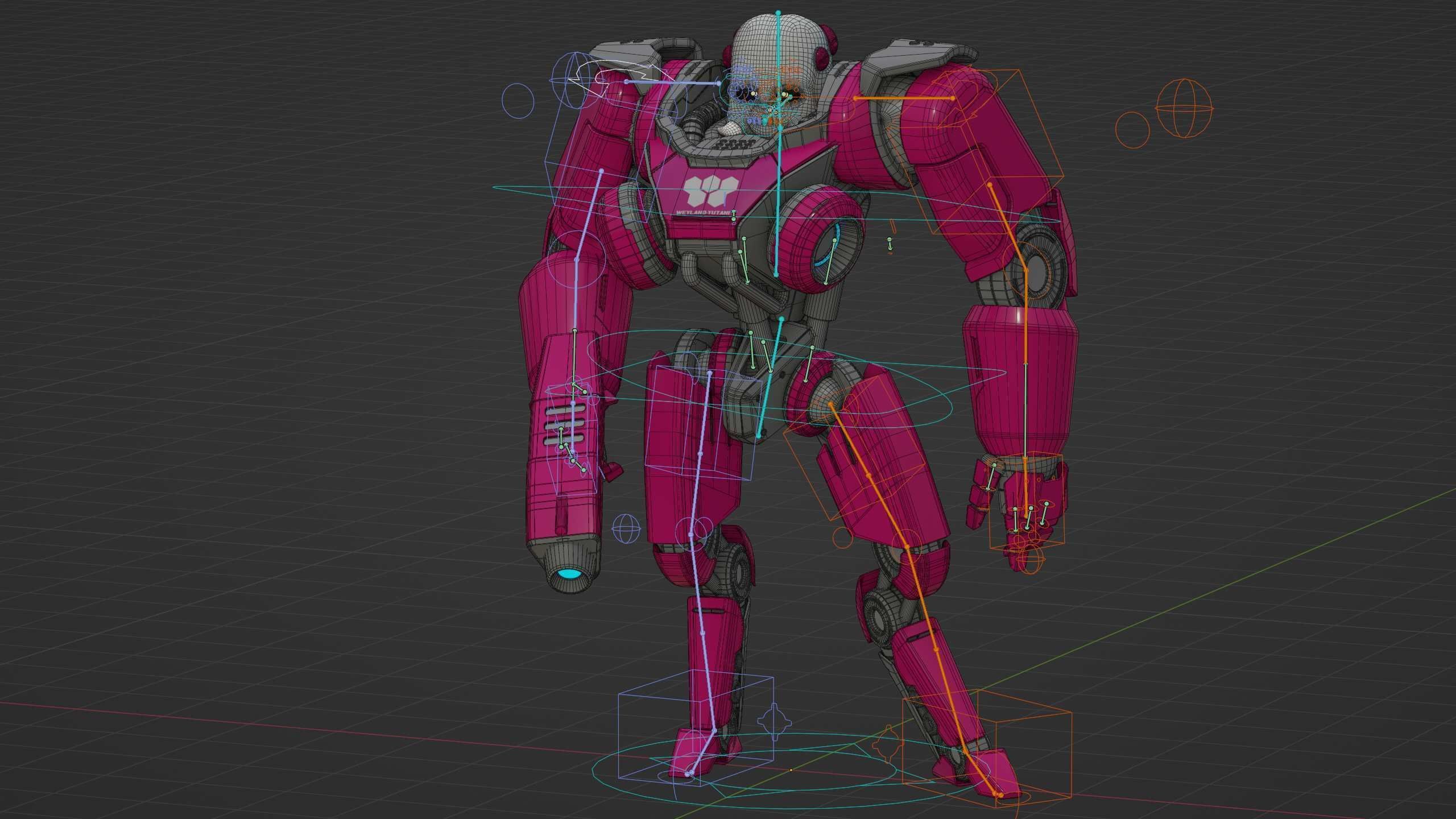 CYBORG ALIEN X-50 Rigged for Unreal Engine - Unity - MIXAMO 3D model_37