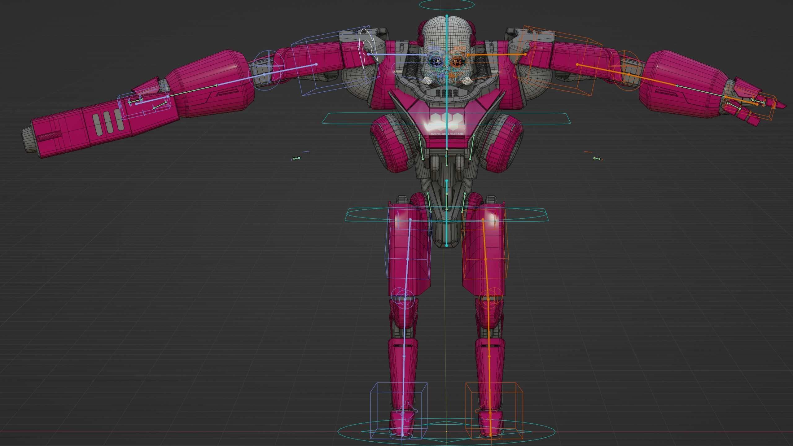 CYBORG ALIEN X-50 Rigged for Unreal Engine - Unity - MIXAMO 3D model_39