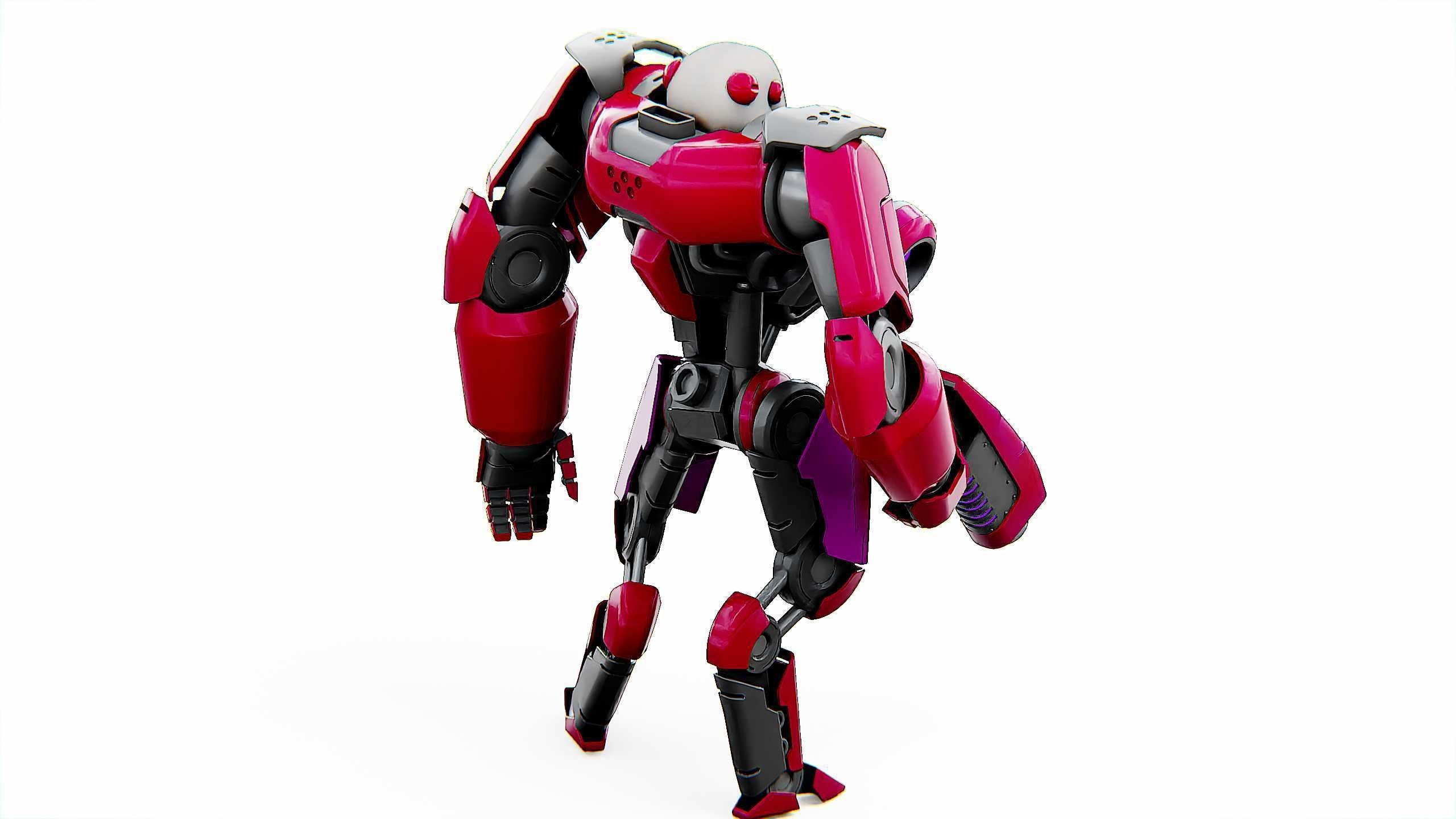 CYBORG ALIEN X-50 Rigged for Unreal Engine - Unity - MIXAMO 3D model_10