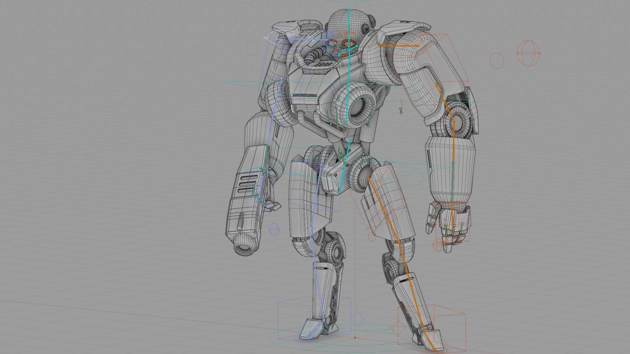 CYBORG ALIEN X-50 Rigged for Unreal Engine - Unity - MIXAMO 3D model_40