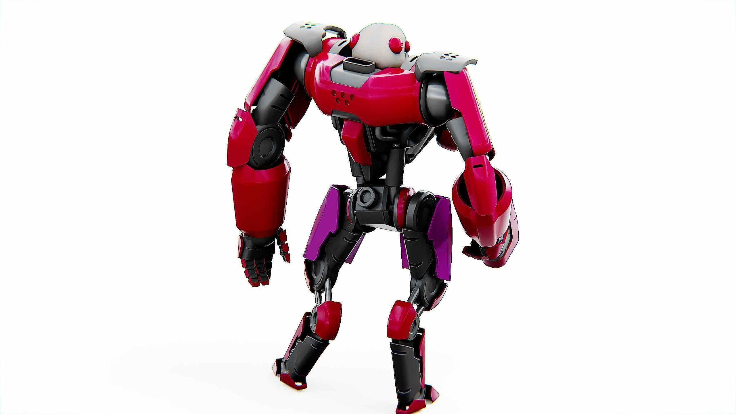 CYBORG ALIEN X-50 Rigged for Unreal Engine - Unity - MIXAMO 3D model_11