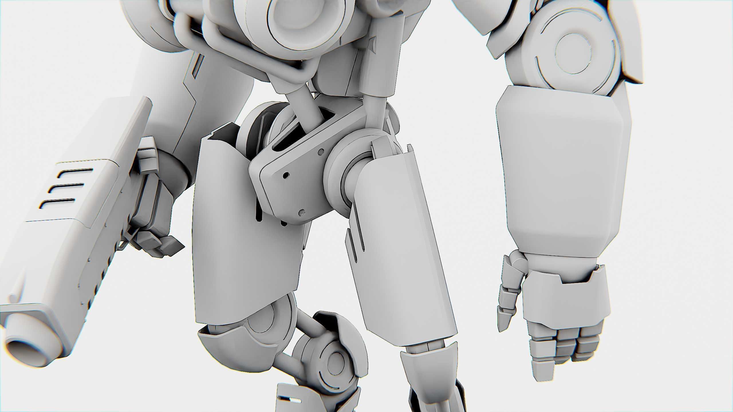 CYBORG ALIEN X-50 Rigged for Unreal Engine - Unity - MIXAMO 3D model_34