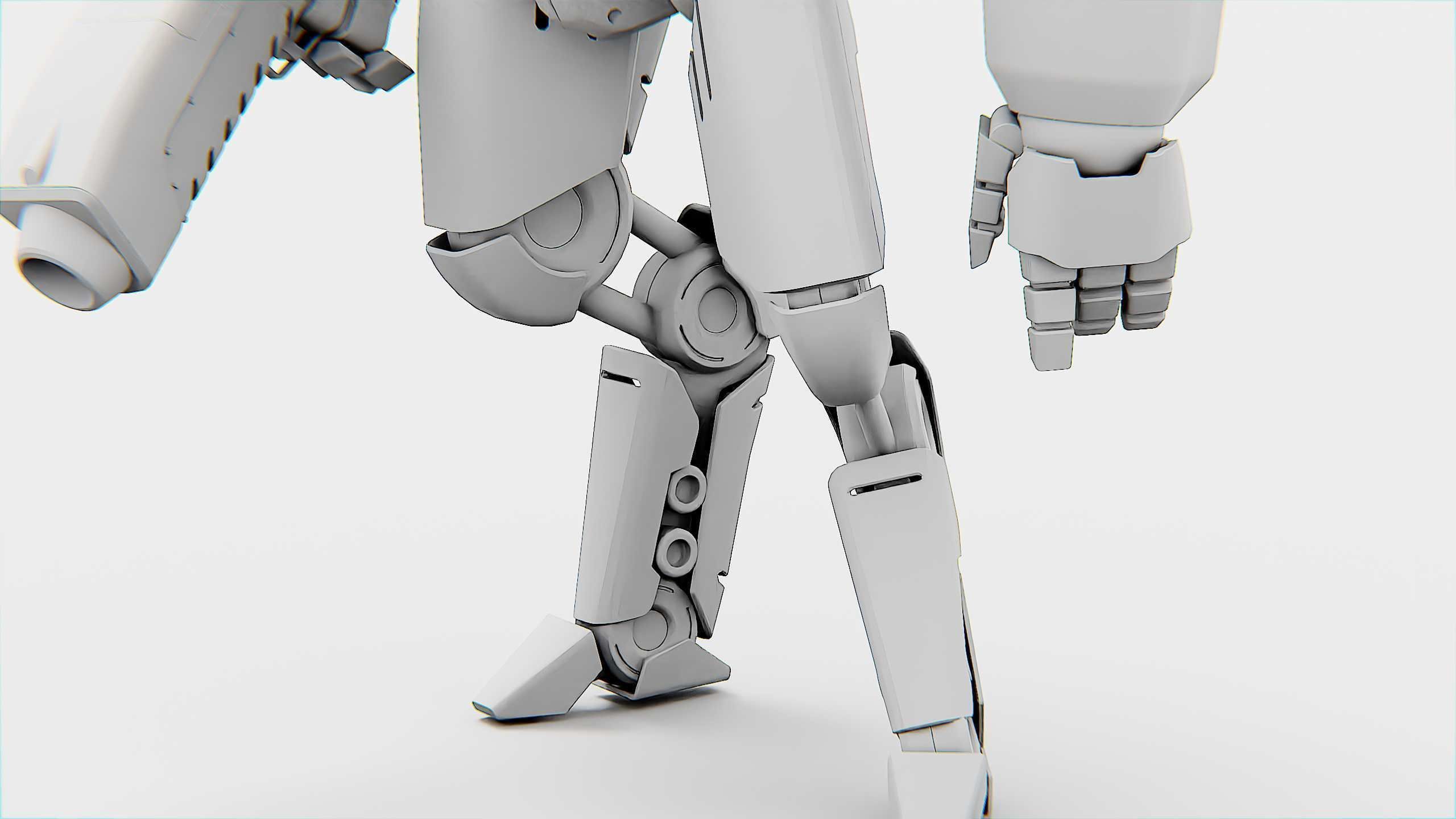 CYBORG ALIEN X-50 Rigged for Unreal Engine - Unity - MIXAMO 3D model_35