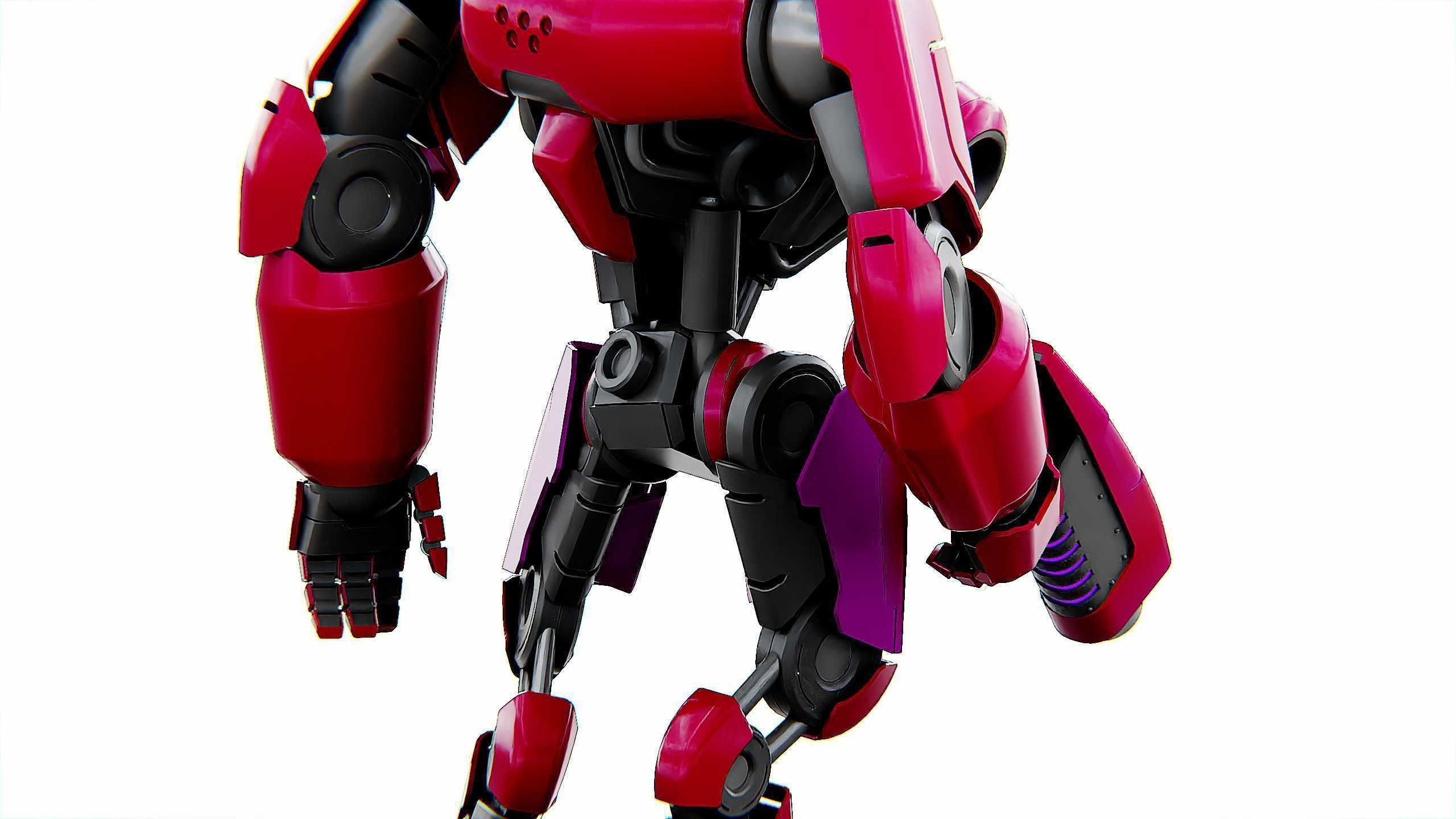 CYBORG ALIEN X-50 Rigged for Unreal Engine - Unity - MIXAMO 3D model_25