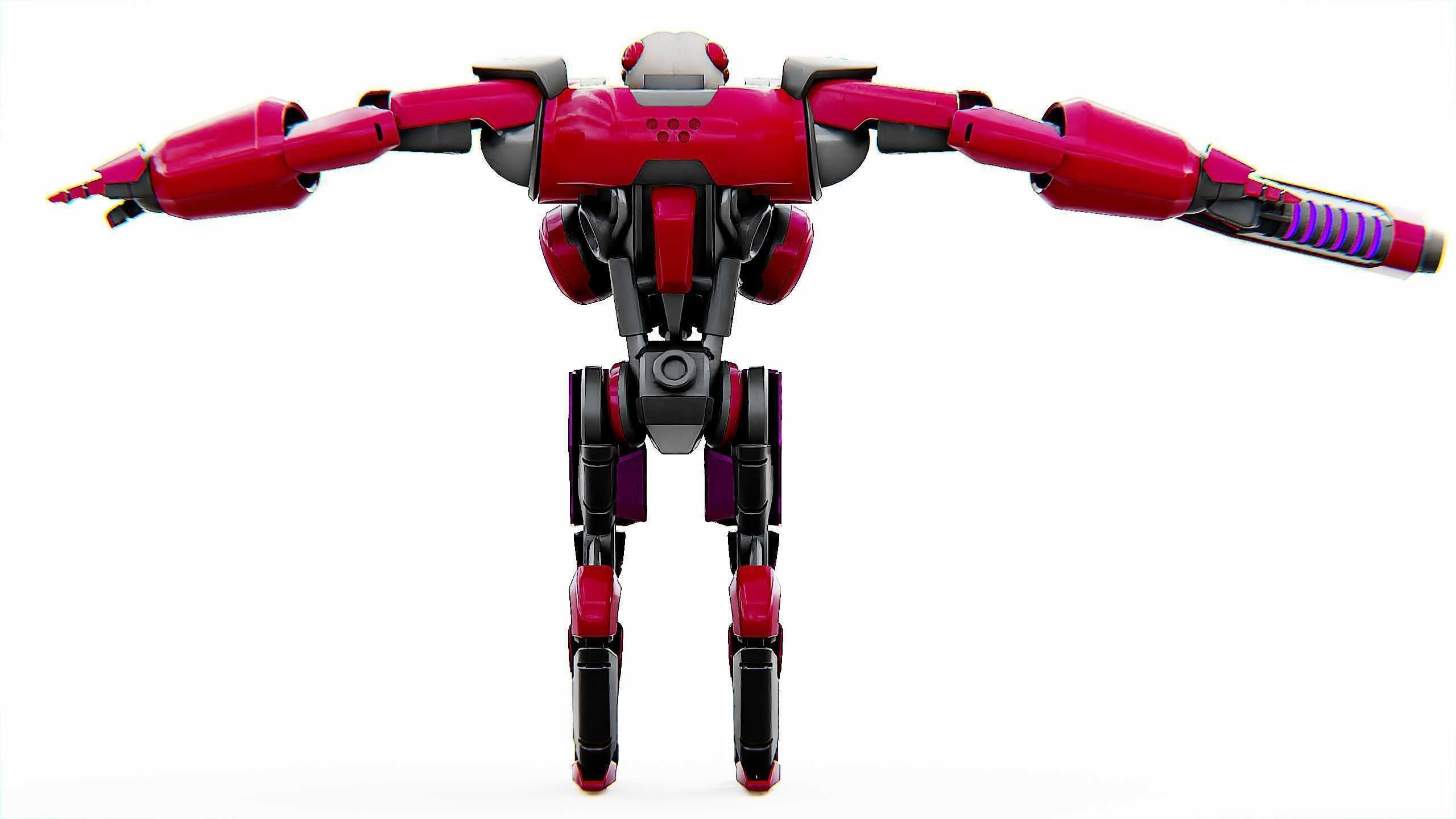 CYBORG ALIEN X-50 Rigged for Unreal Engine - Unity - MIXAMO 3D model_31