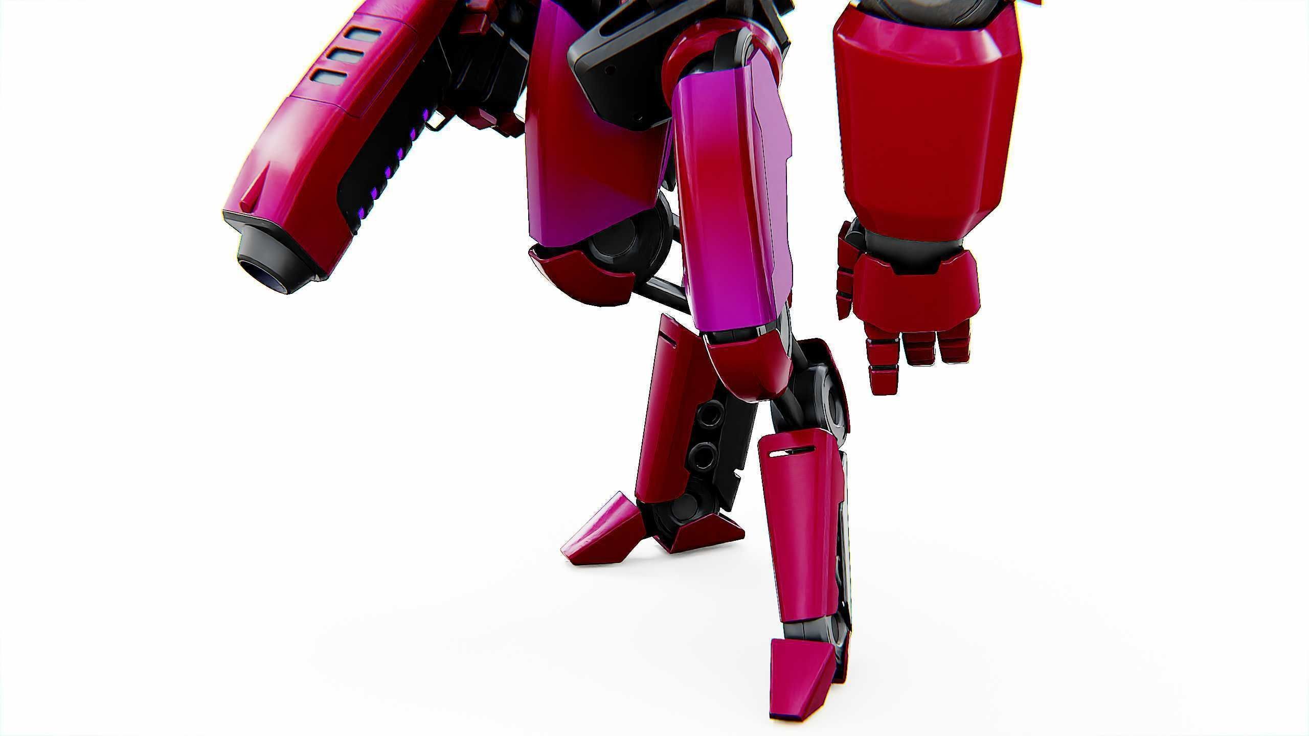 CYBORG ALIEN X-50 Rigged for Unreal Engine - Unity - MIXAMO 3D model_27