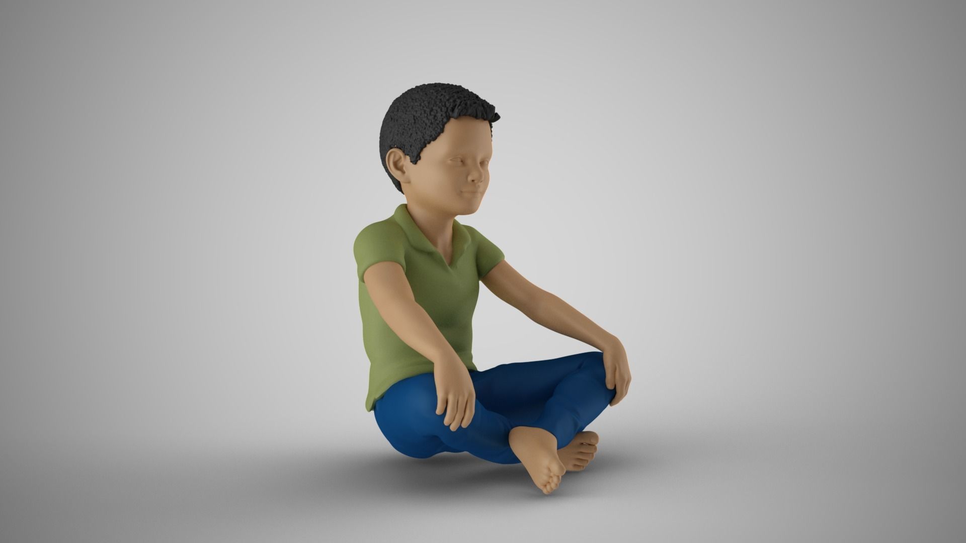 Happy Boy 3D print model_4