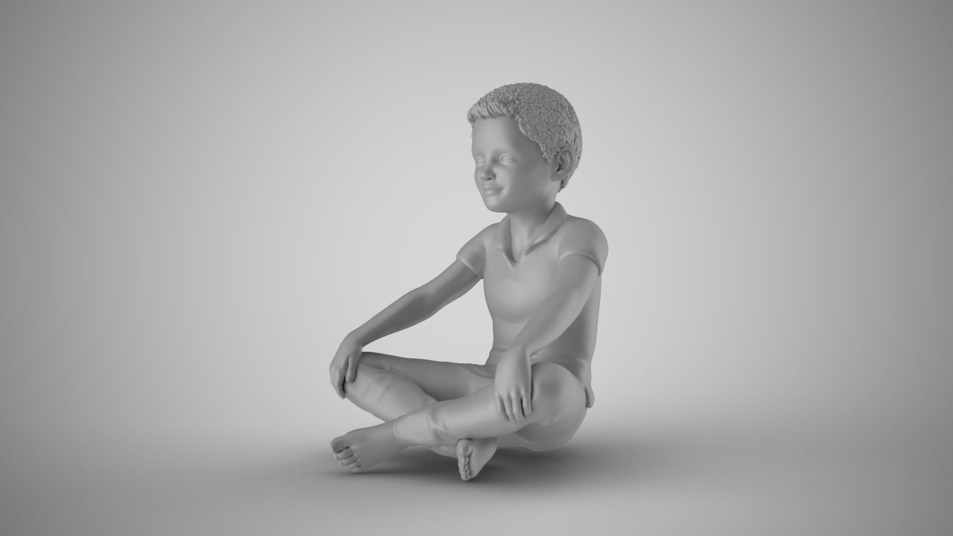 Happy Boy 3D print model_1