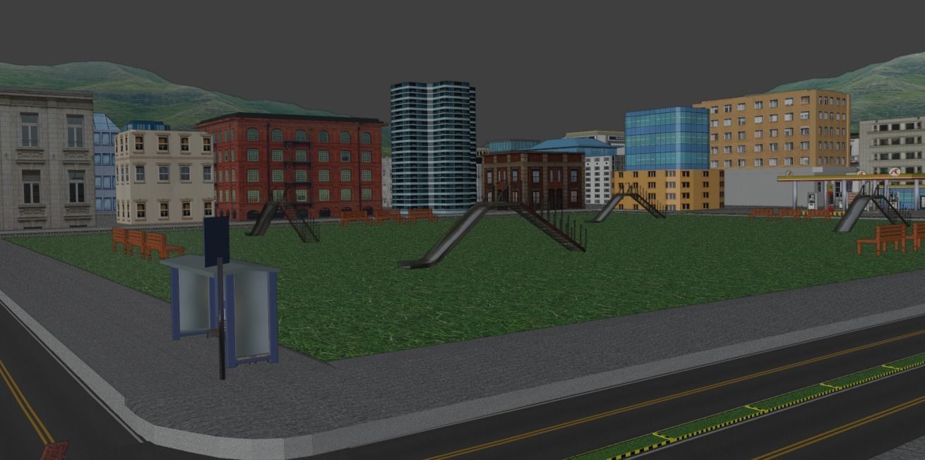 CITY MAP 3D model_11