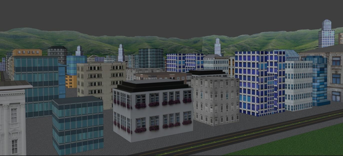 CITY MAP 3D model_5