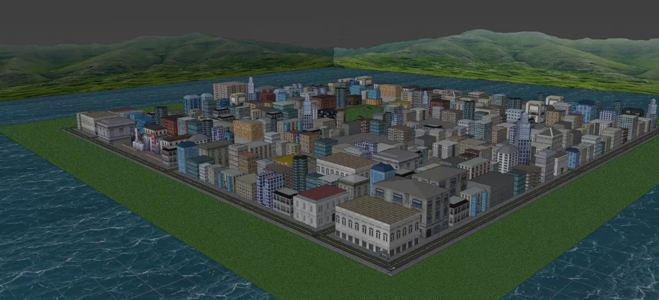CITY MAP 3D model_0