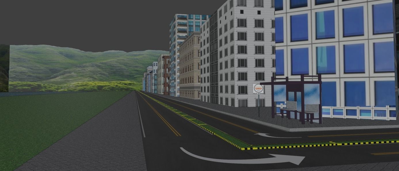 CITY MAP 3D model_2