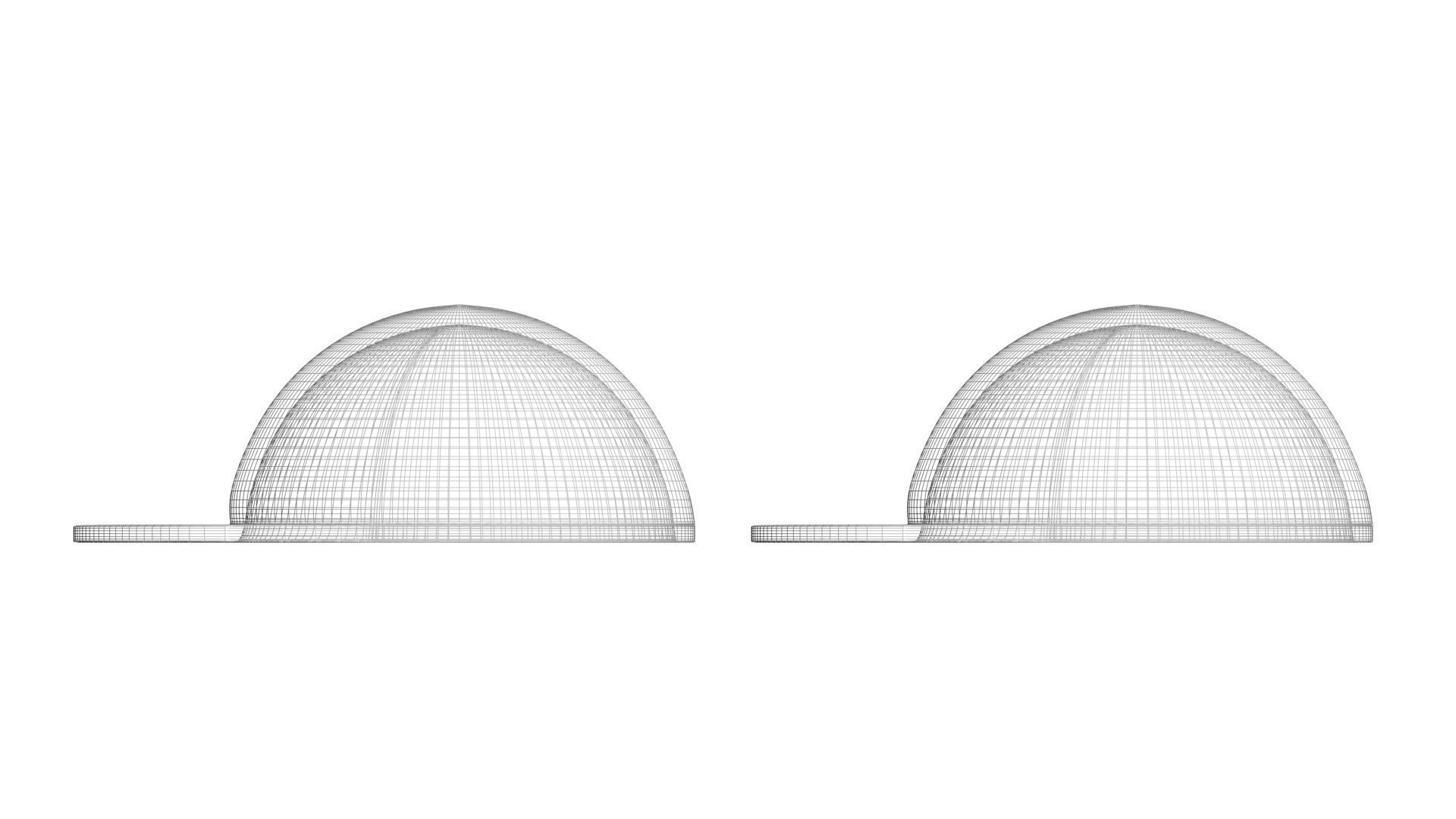 Colored Metal Lego Caps Set 3D model_31