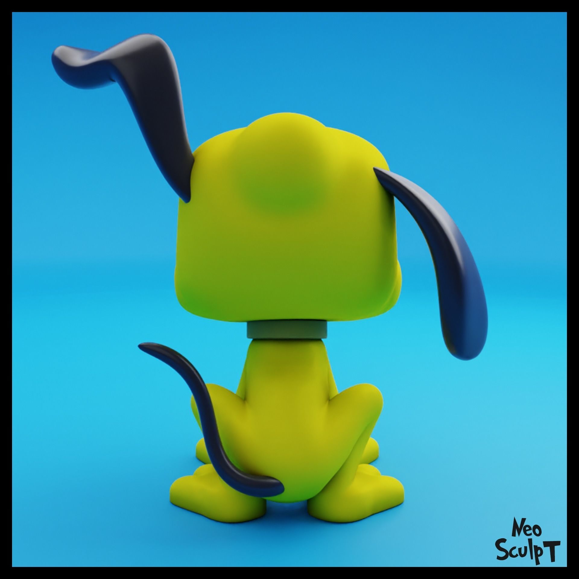 Pluto 3D print model_5