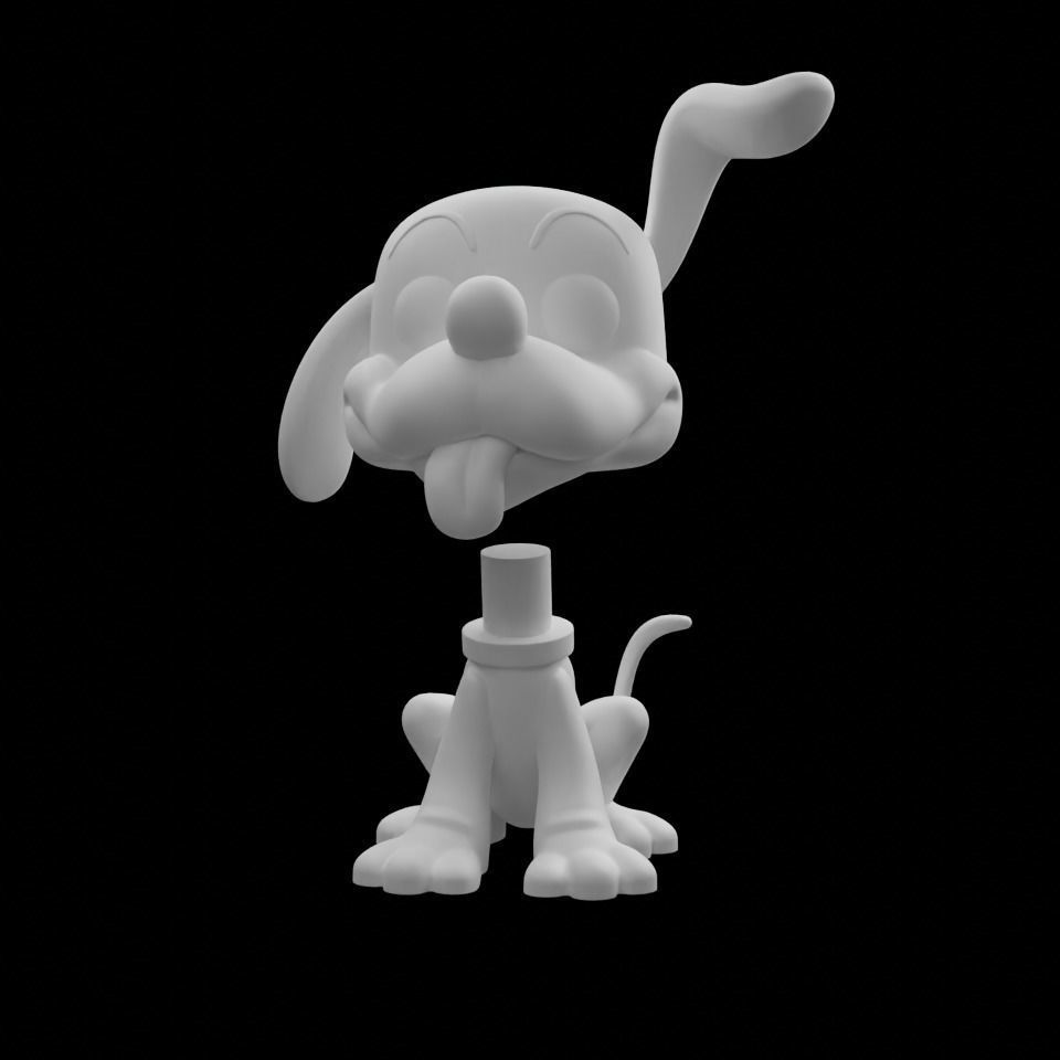 Pluto 3D print model_1