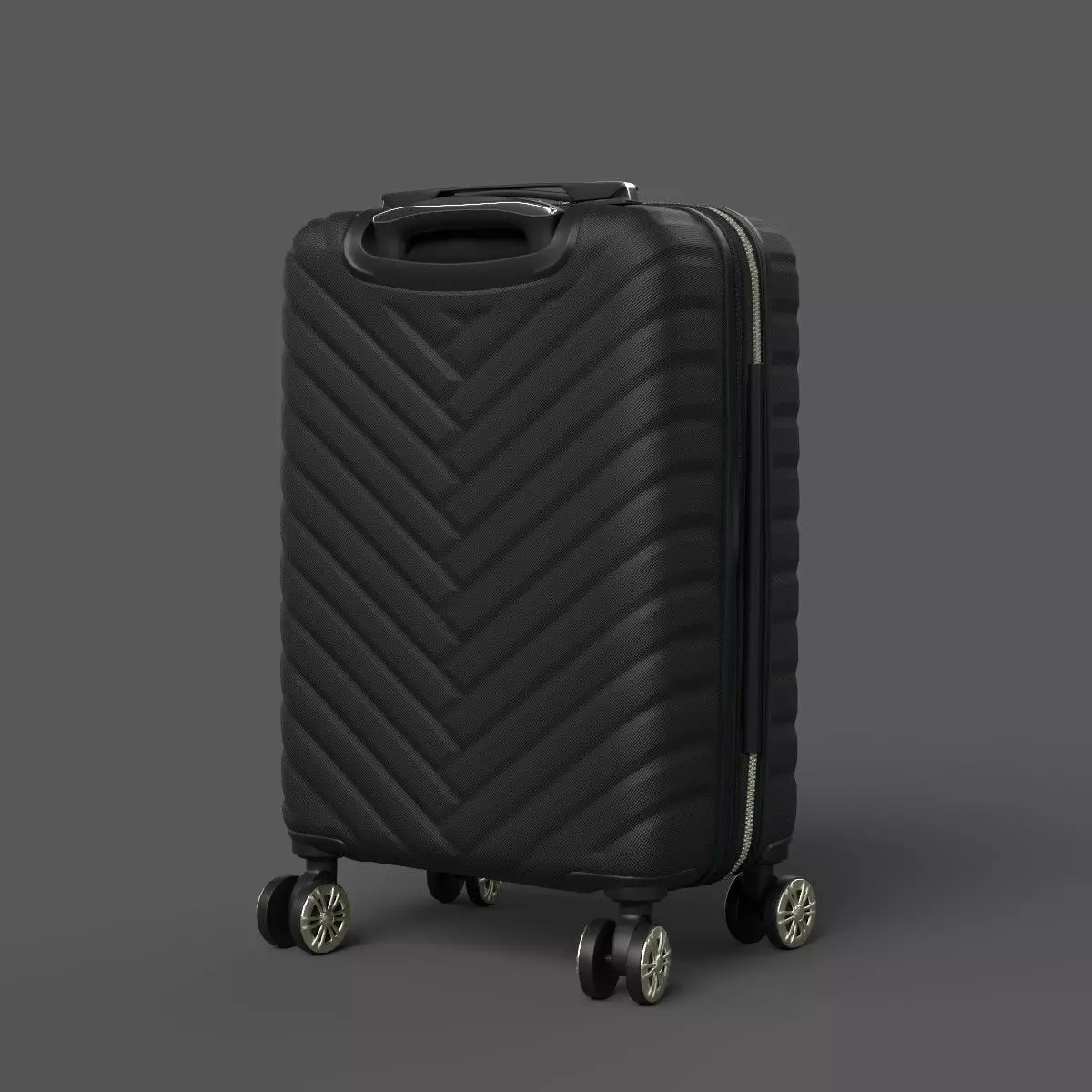 Madison Square Chevro nHardside Expandable CarryOnSuitcase-Black Low-poly 3D model