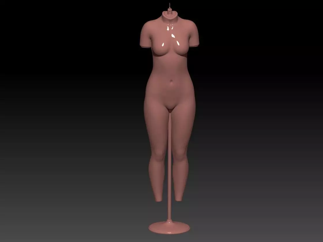 STANDING WOMAN MANNEQUIN 3D print model