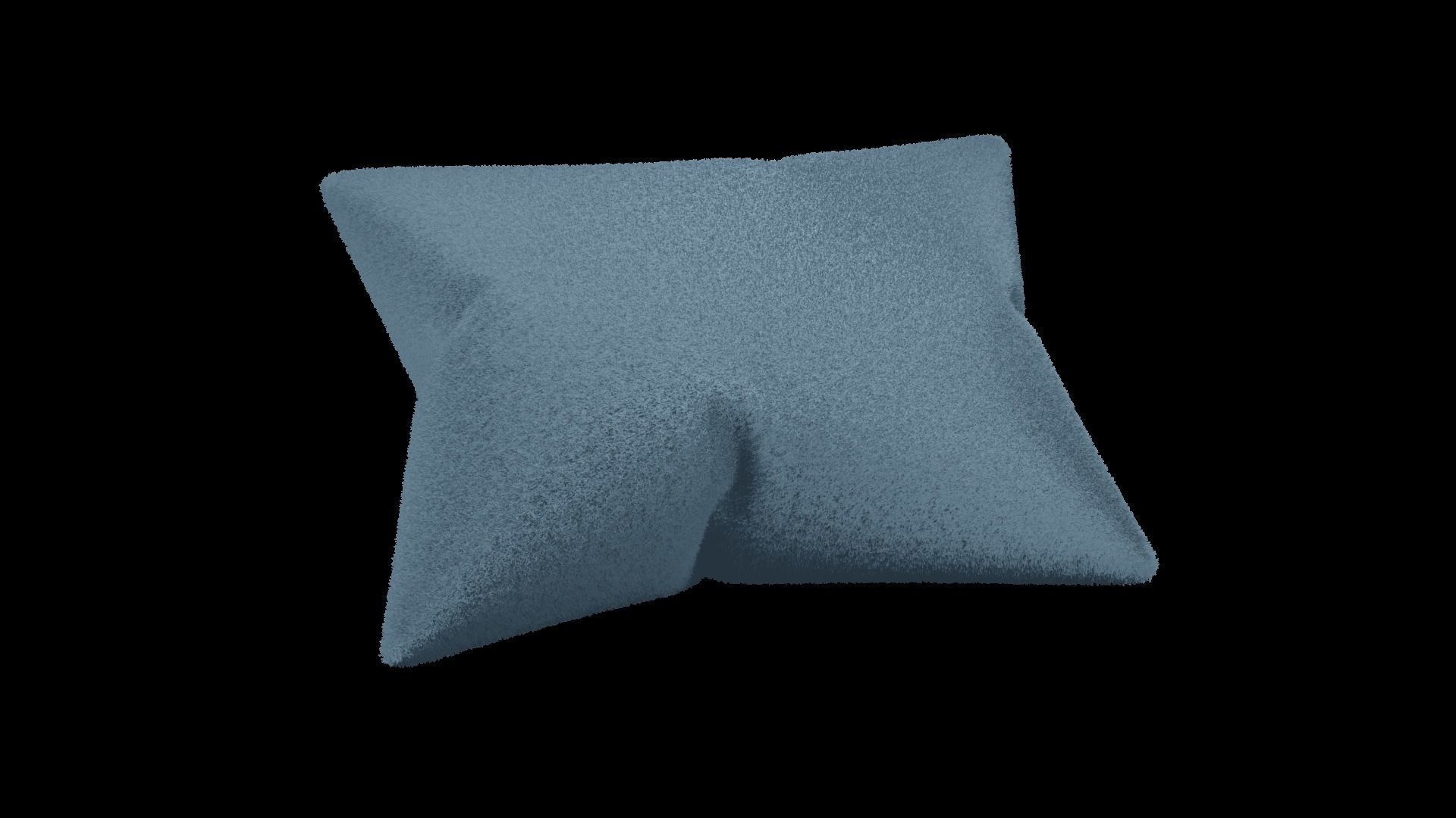 Rectangle Faux Fur Pillow 2 3D Model Free 3D print model_2