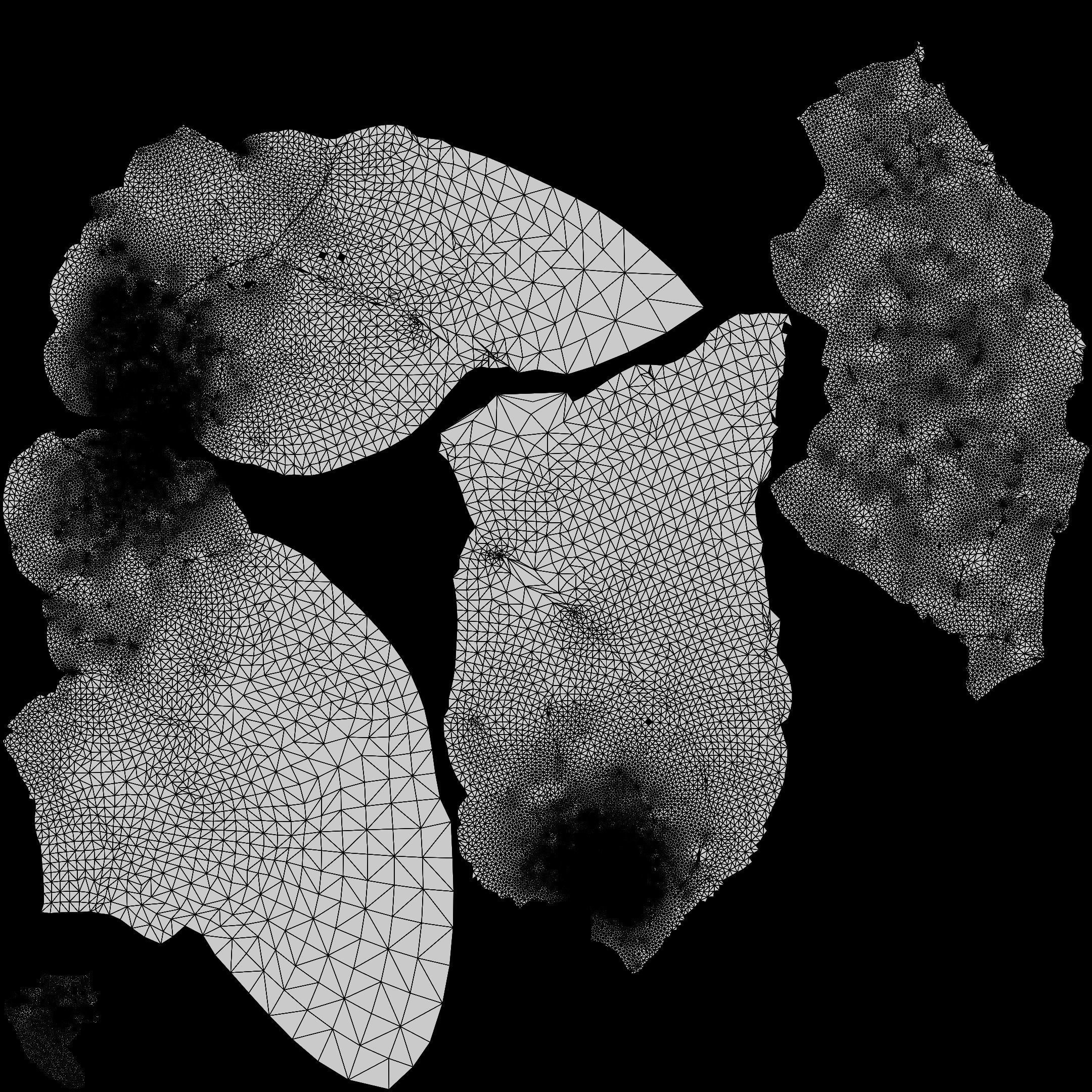 Brain Hologram Animated 3D model_17