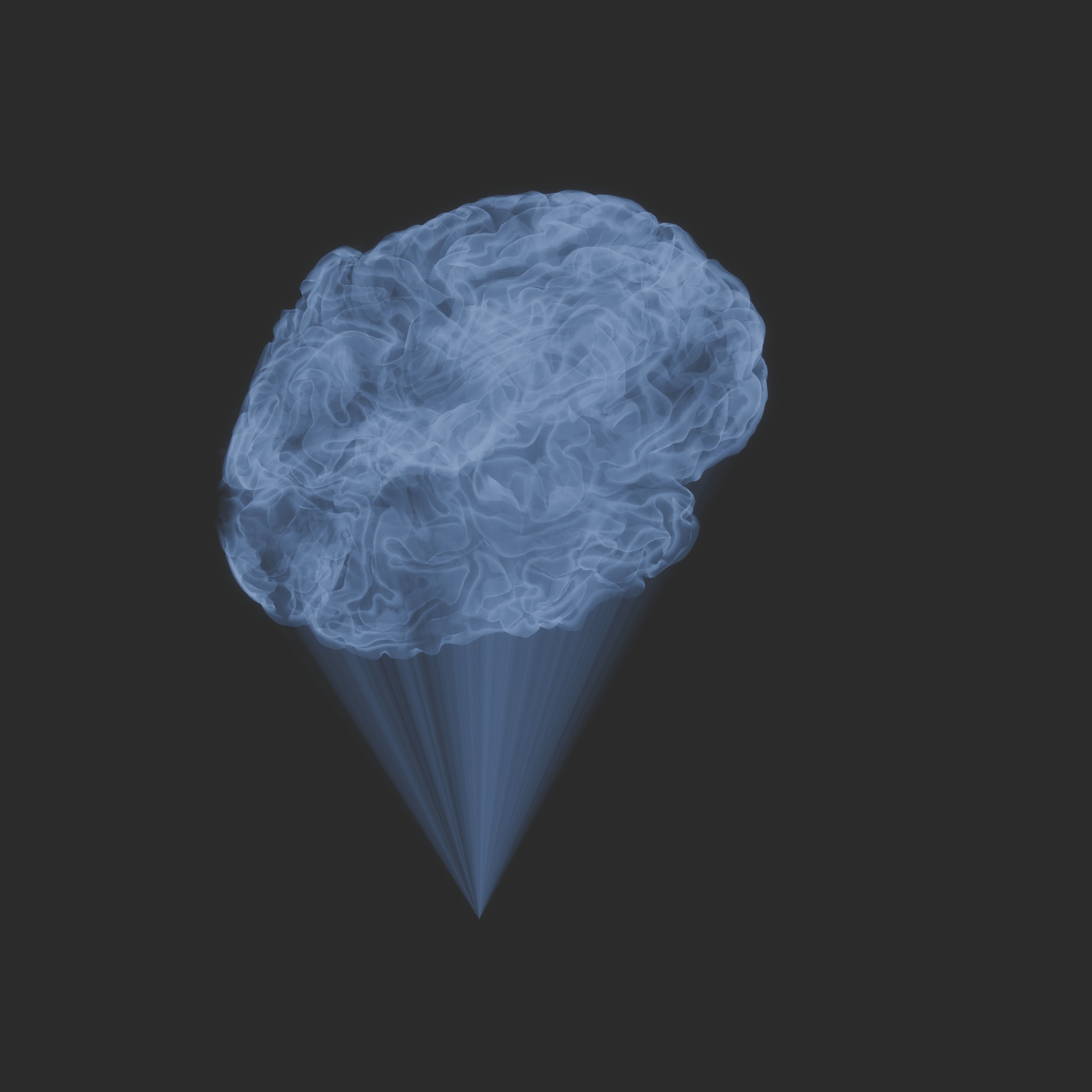 Brain Hologram Animated 3D model_12