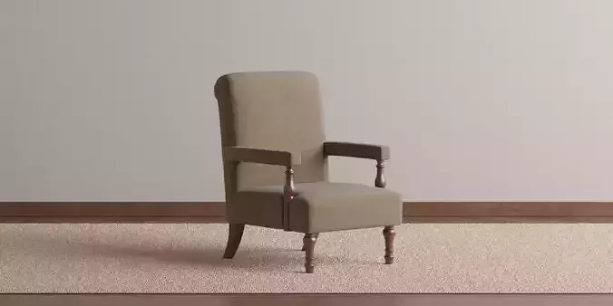 Charlton Dark Beige Arm Chair