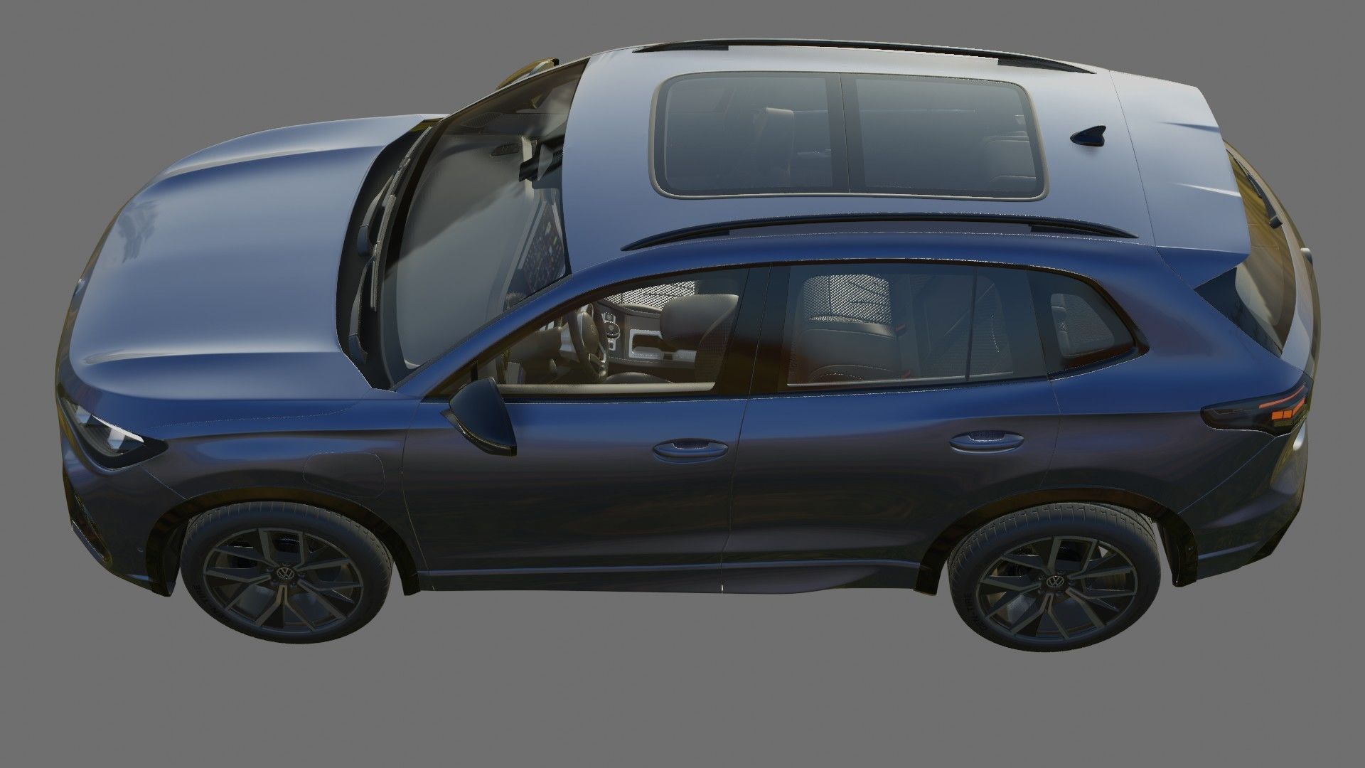 Volkswagen Tiguan 2024 with interior 3D model_21