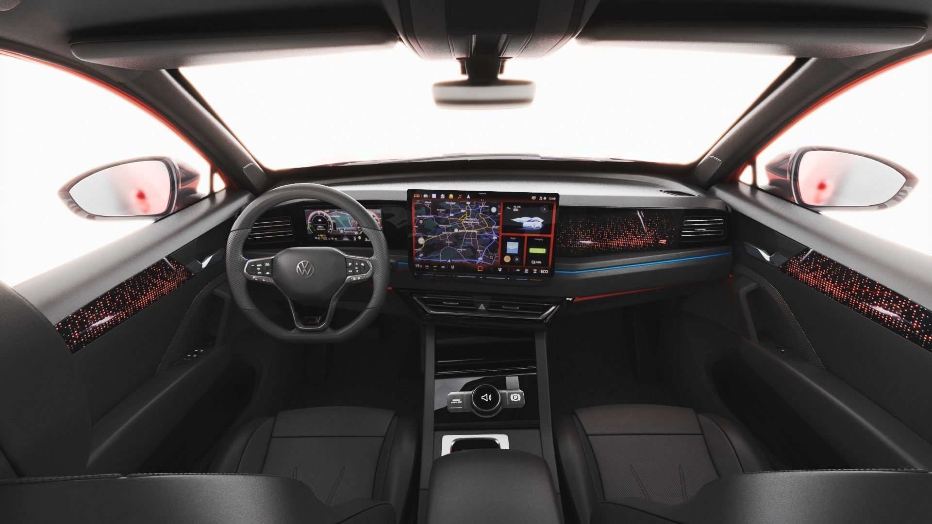 Volkswagen Tiguan 2024 with interior 3D model_16