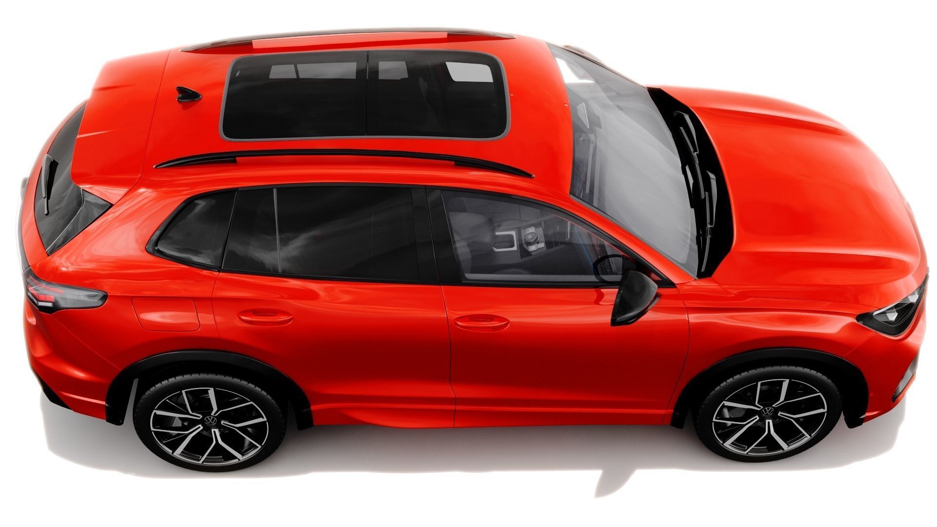 Volkswagen Tiguan 2024 with interior 3D model_7