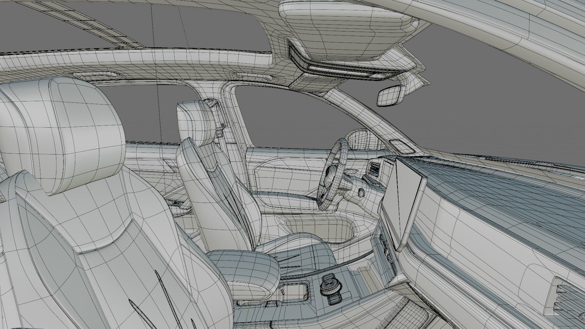 Volkswagen Tiguan 2024 with interior 3D model_32