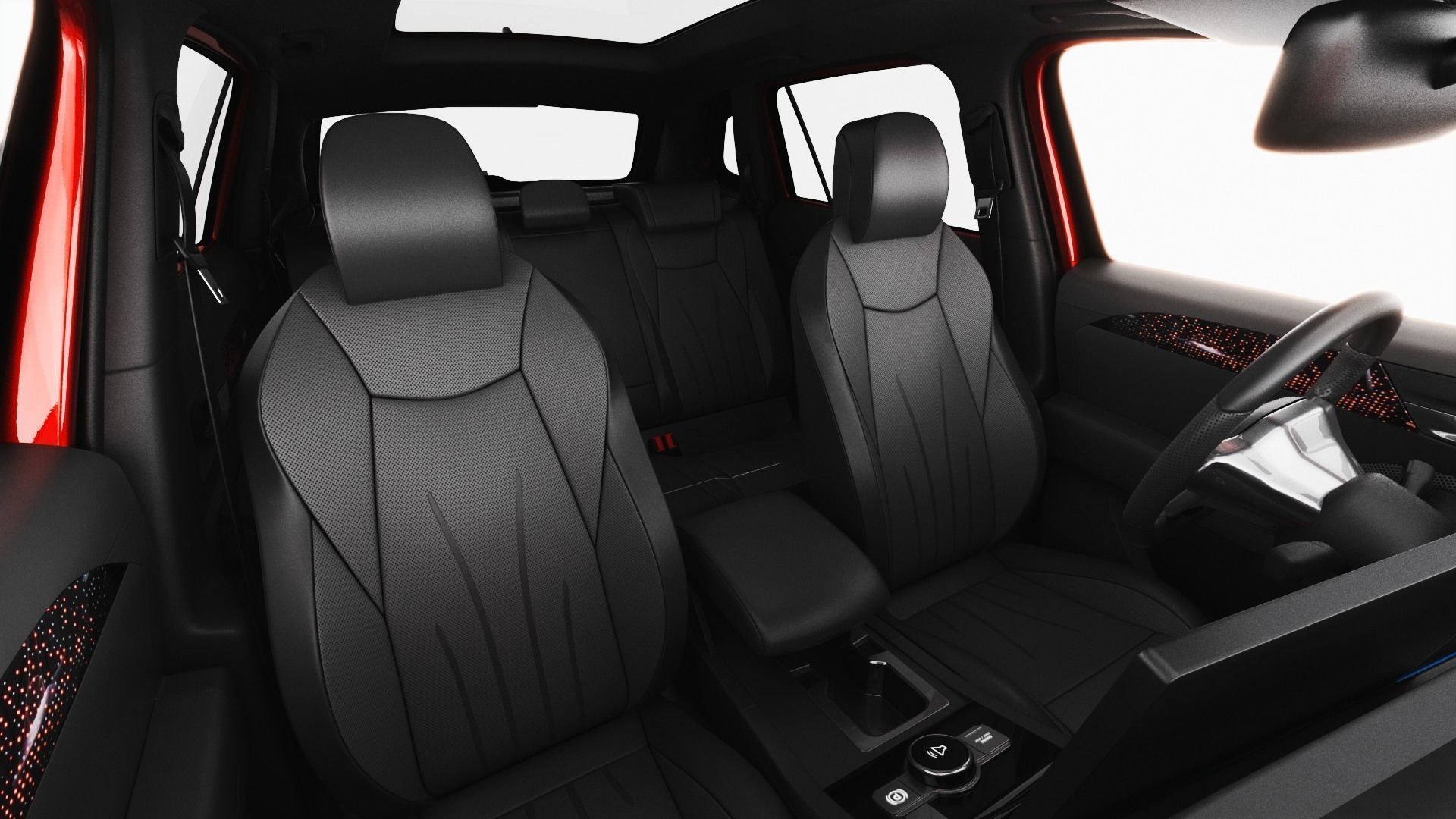 Volkswagen Tiguan 2024 with interior 3D model_14