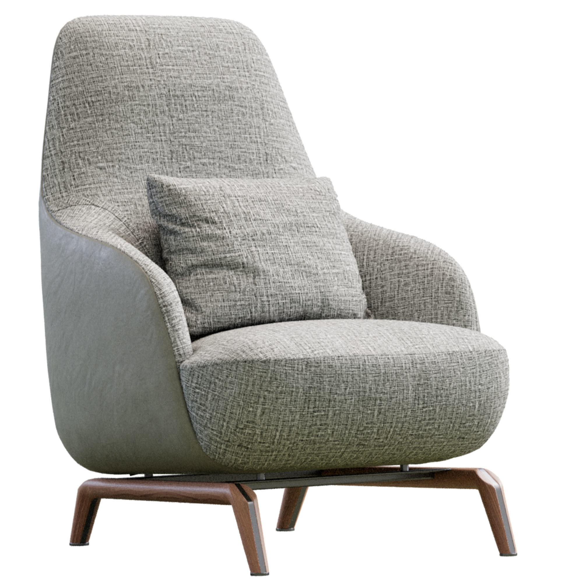 Armchair Janet By Giorgetti 3D model_1