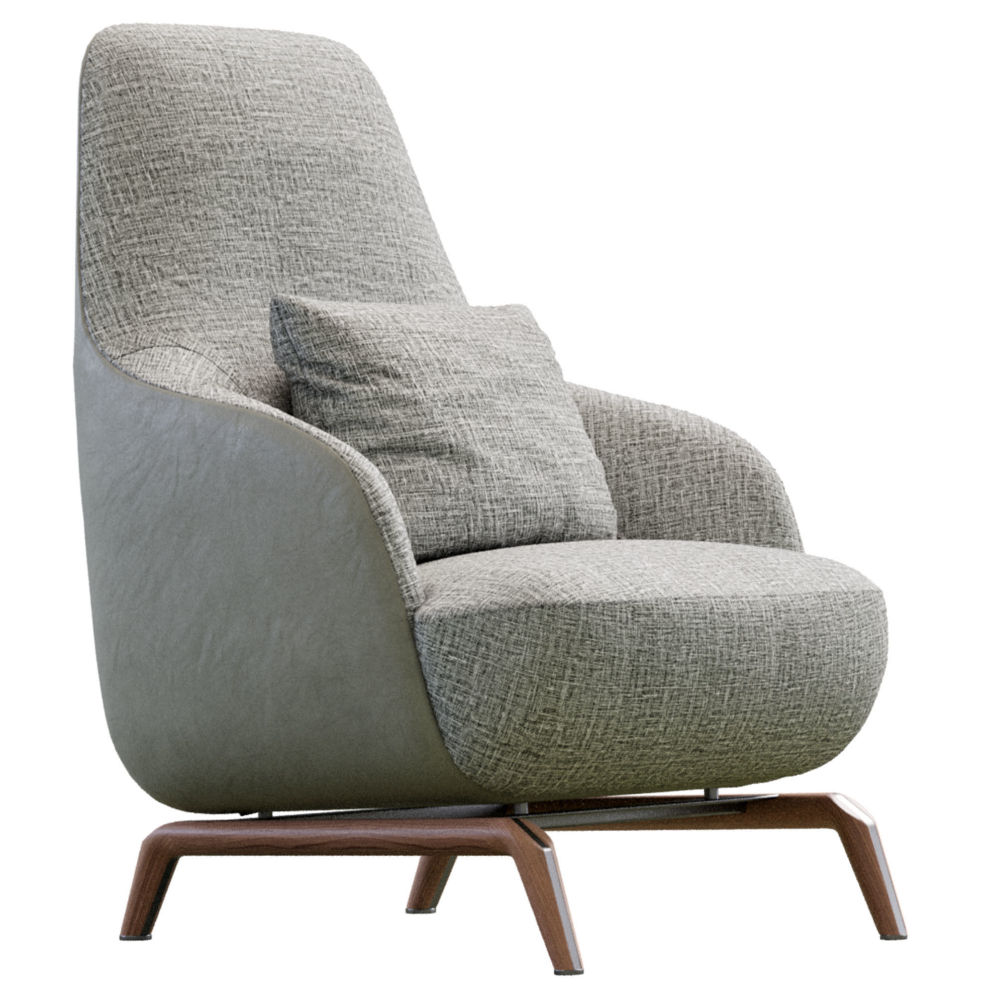 Armchair Janet By Giorgetti 3D model_2