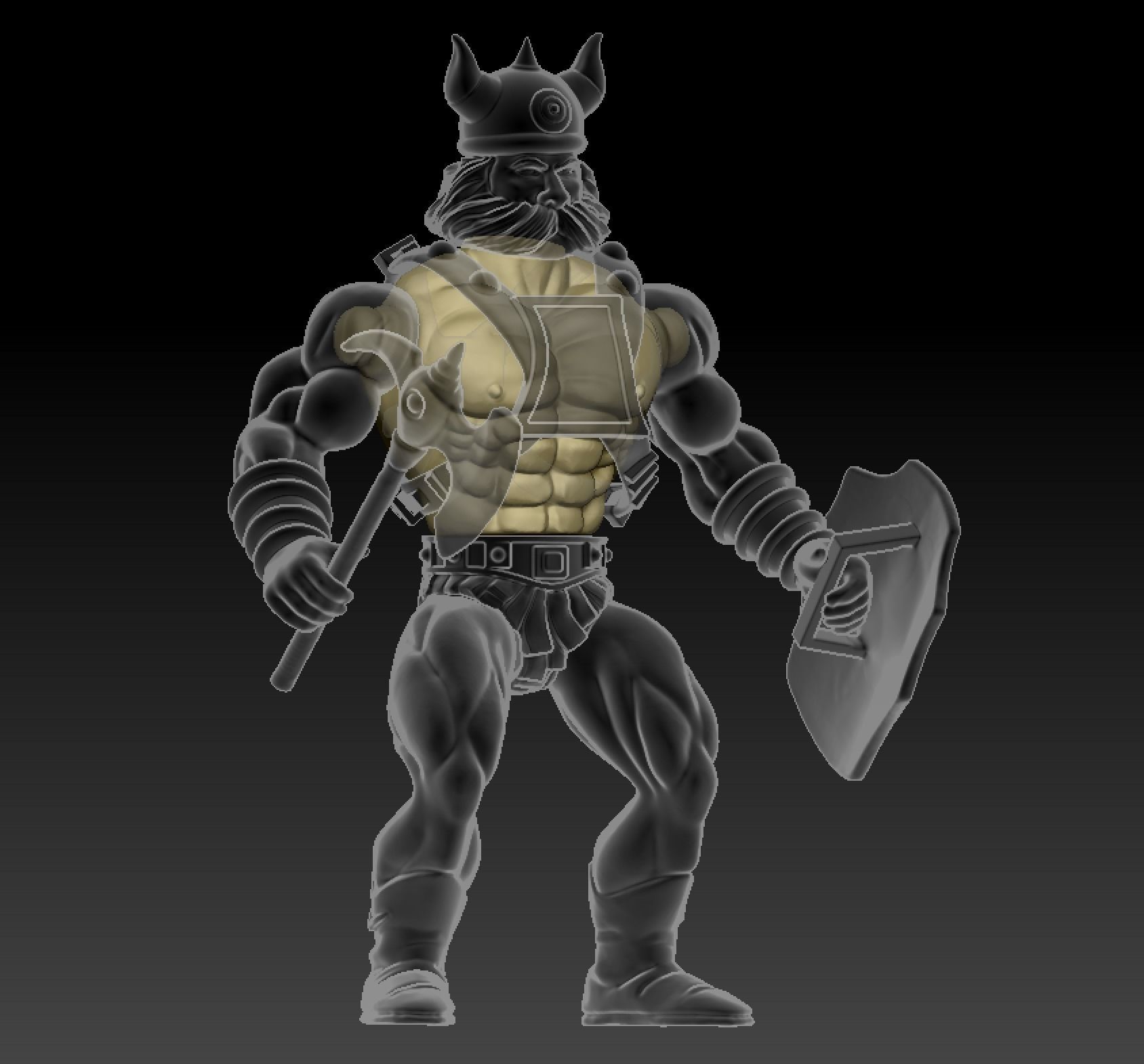 HUK GALAXY WARRIORS 3D print model_14