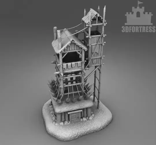 The Tower of Archers 3D print model