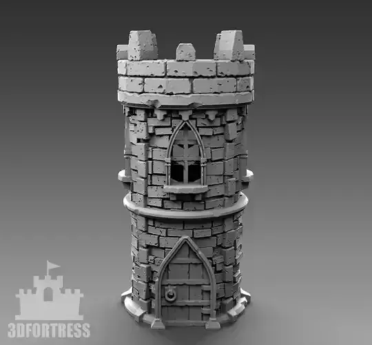 Stone Tower 3D print model