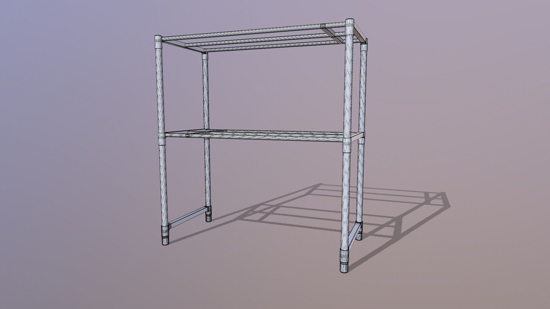 Structure Shelf 3D model_8