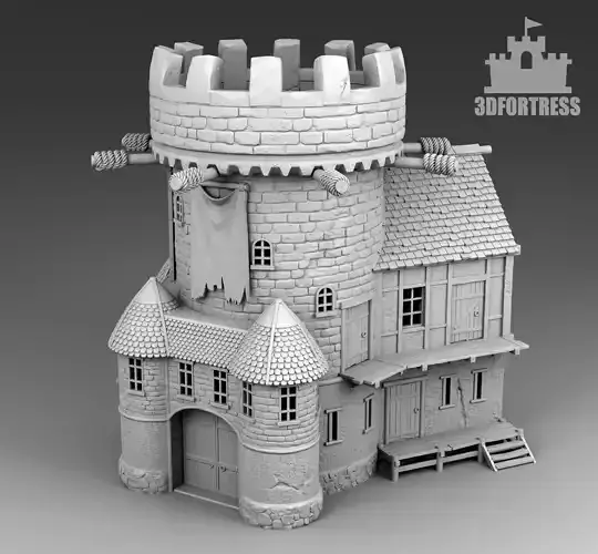 Small protective tower 3D print model