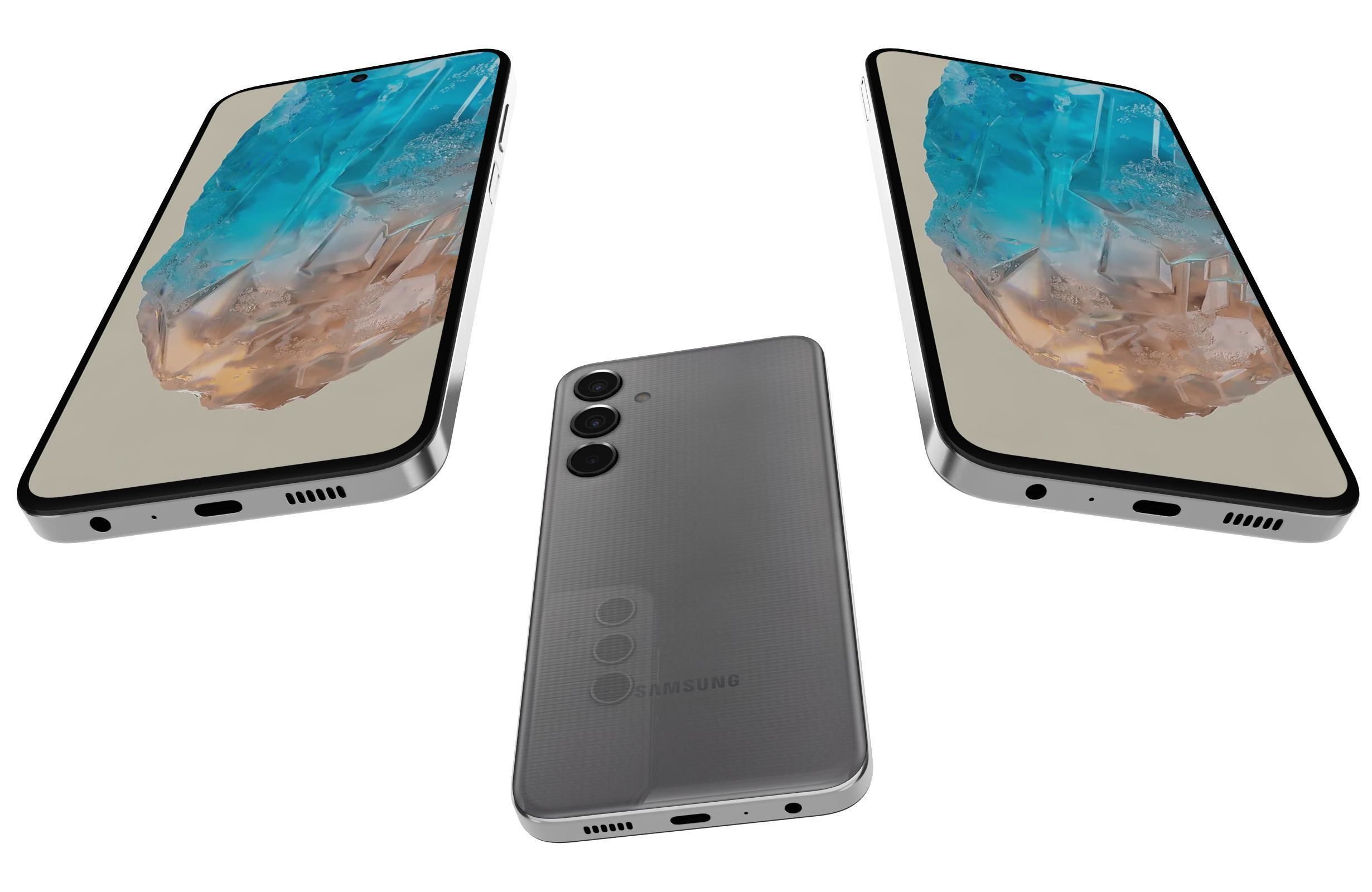 Samsung Galaxy M35 Gray 3D model_2