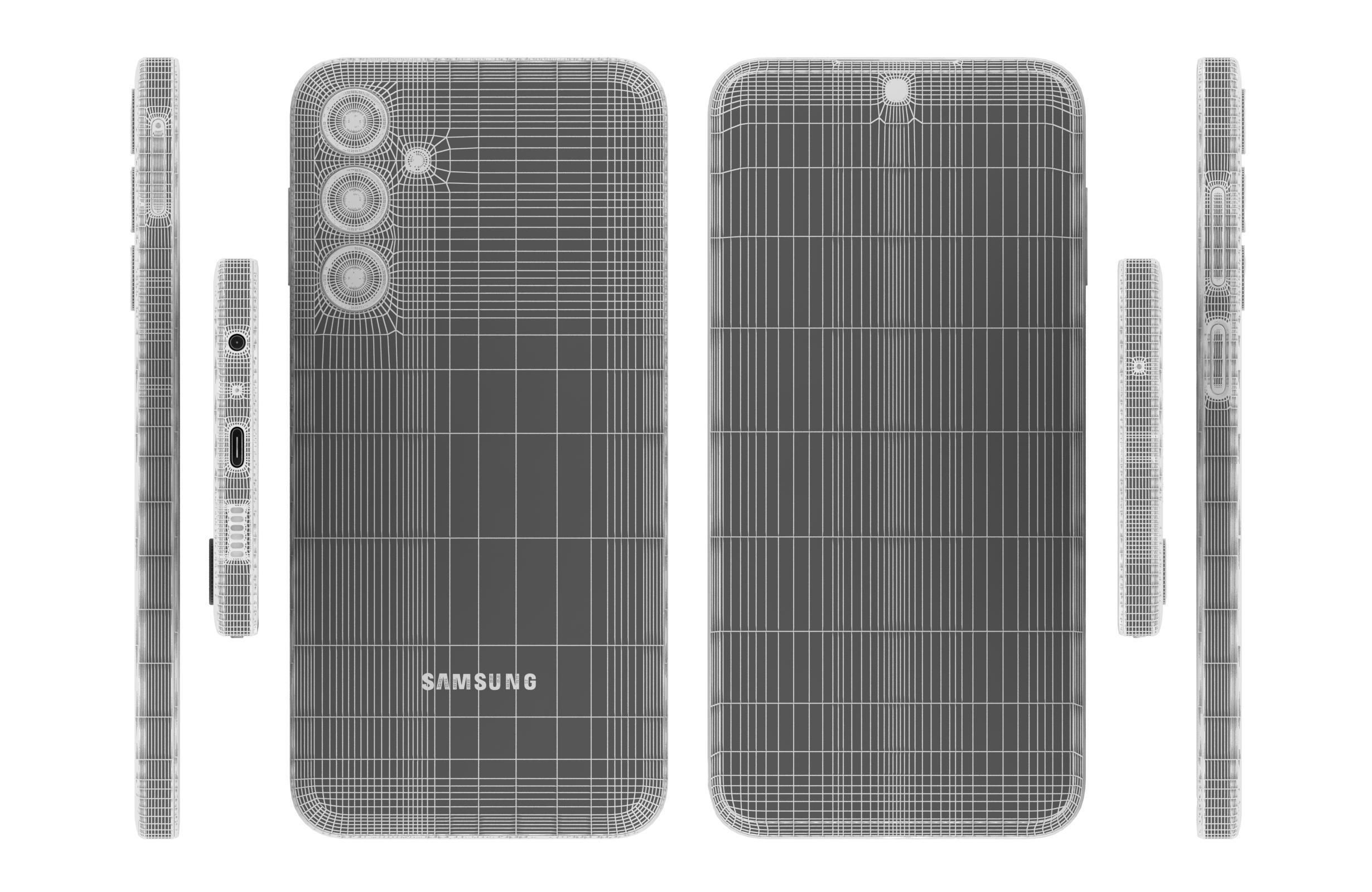 Samsung Galaxy M35 Gray 3D model_17