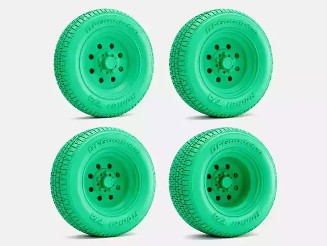 15x5 15x7 15x8 15x10 Weld Draglite BFGoodrich Radial TA 3D print model