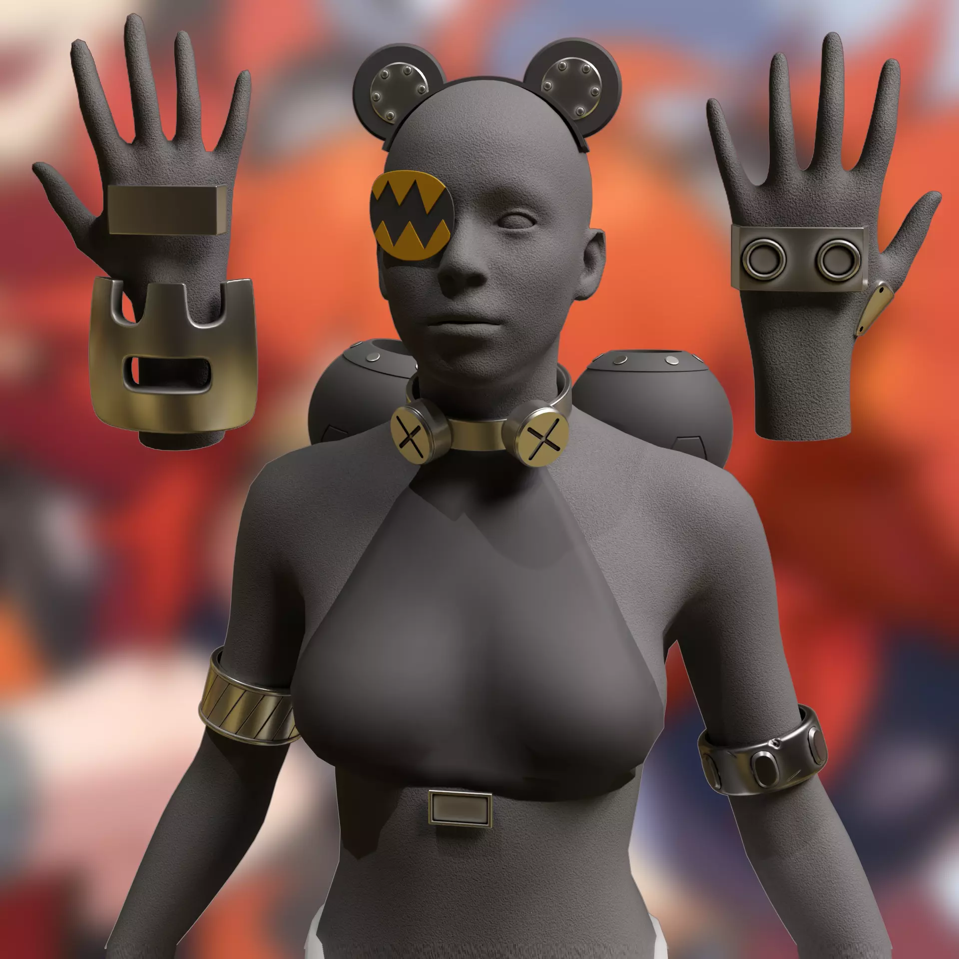 KOLEDA BELOBOG COSPLAY ACCESSORIES ZENLESS ZONE ZERO 3D print model_0