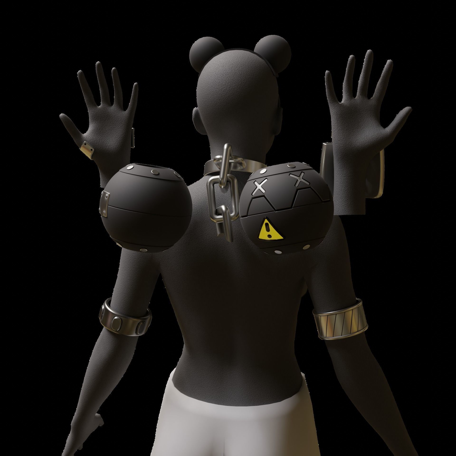 KOLEDA BELOBOG COSPLAY ACCESSORIES ZENLESS ZONE ZERO 3D print model_8